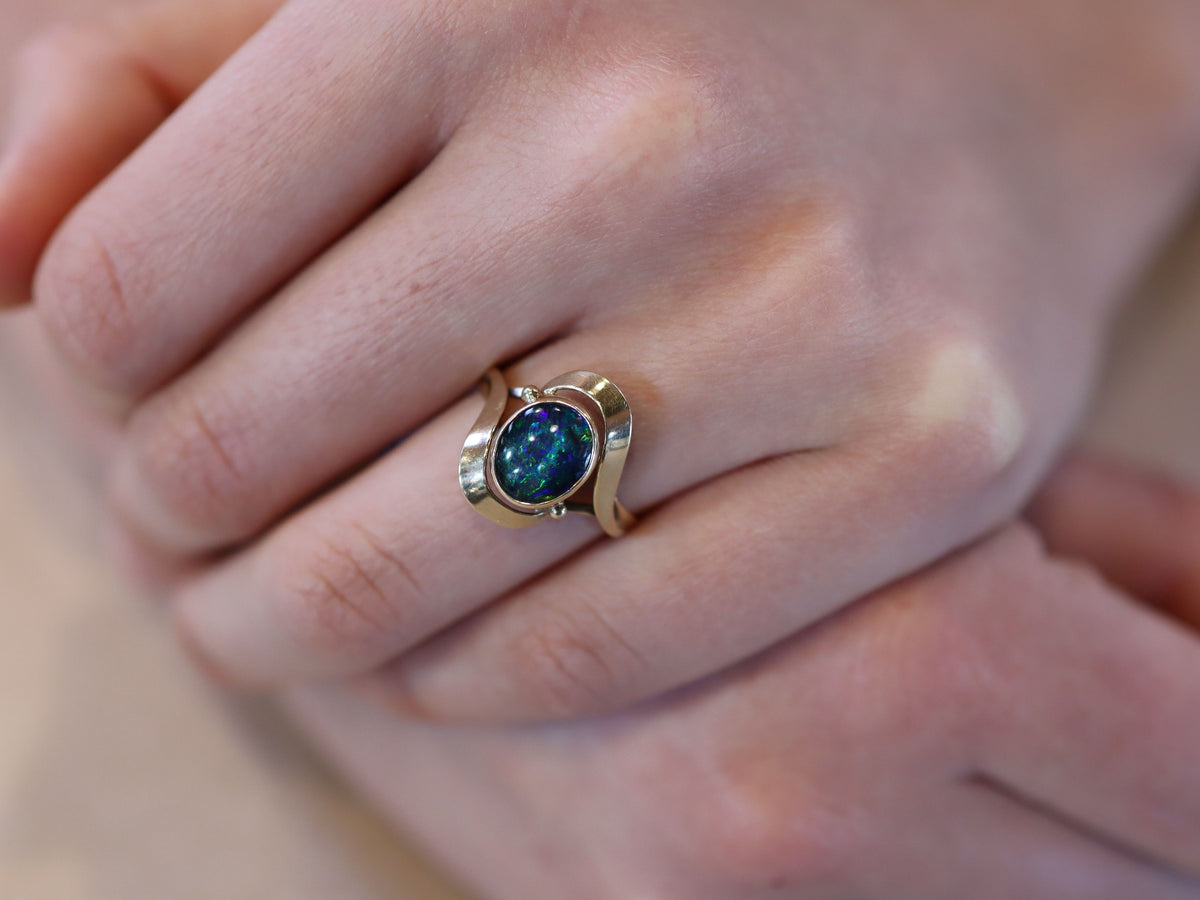 Opal Doublet in 9ct
