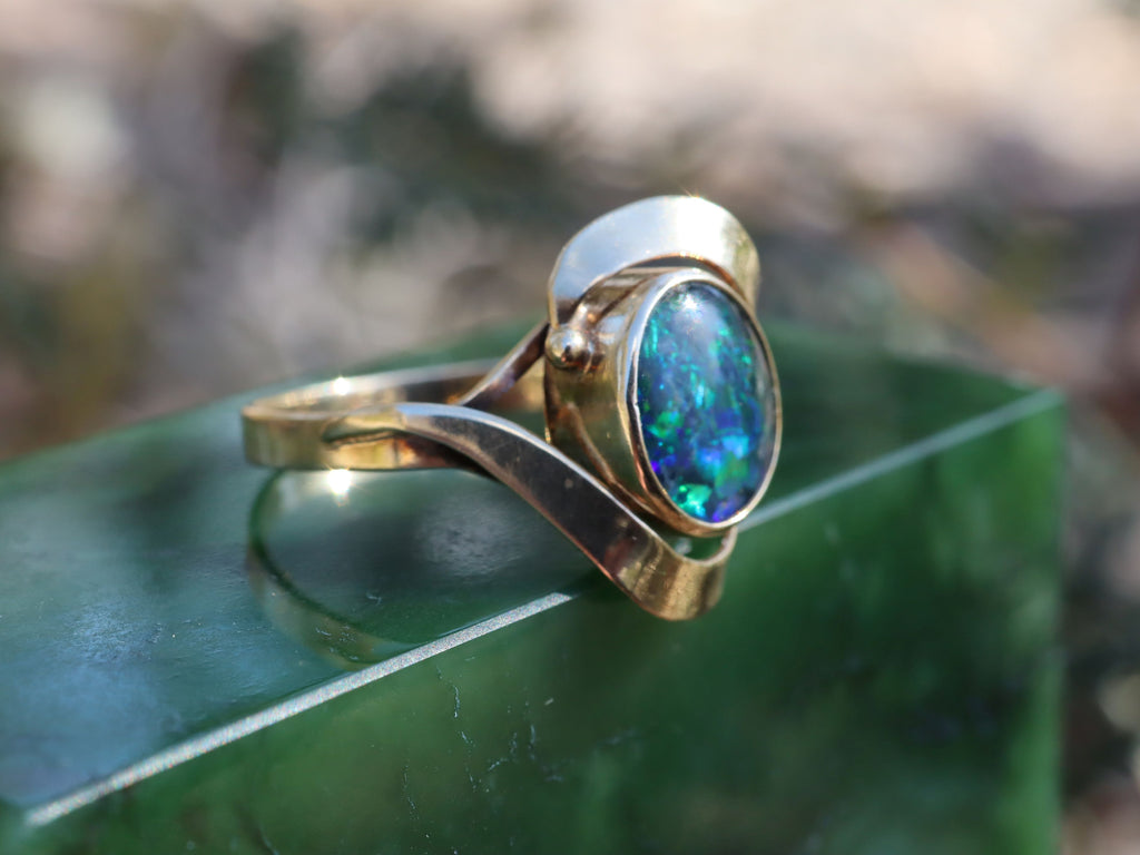 Opal Doublet in 9ct