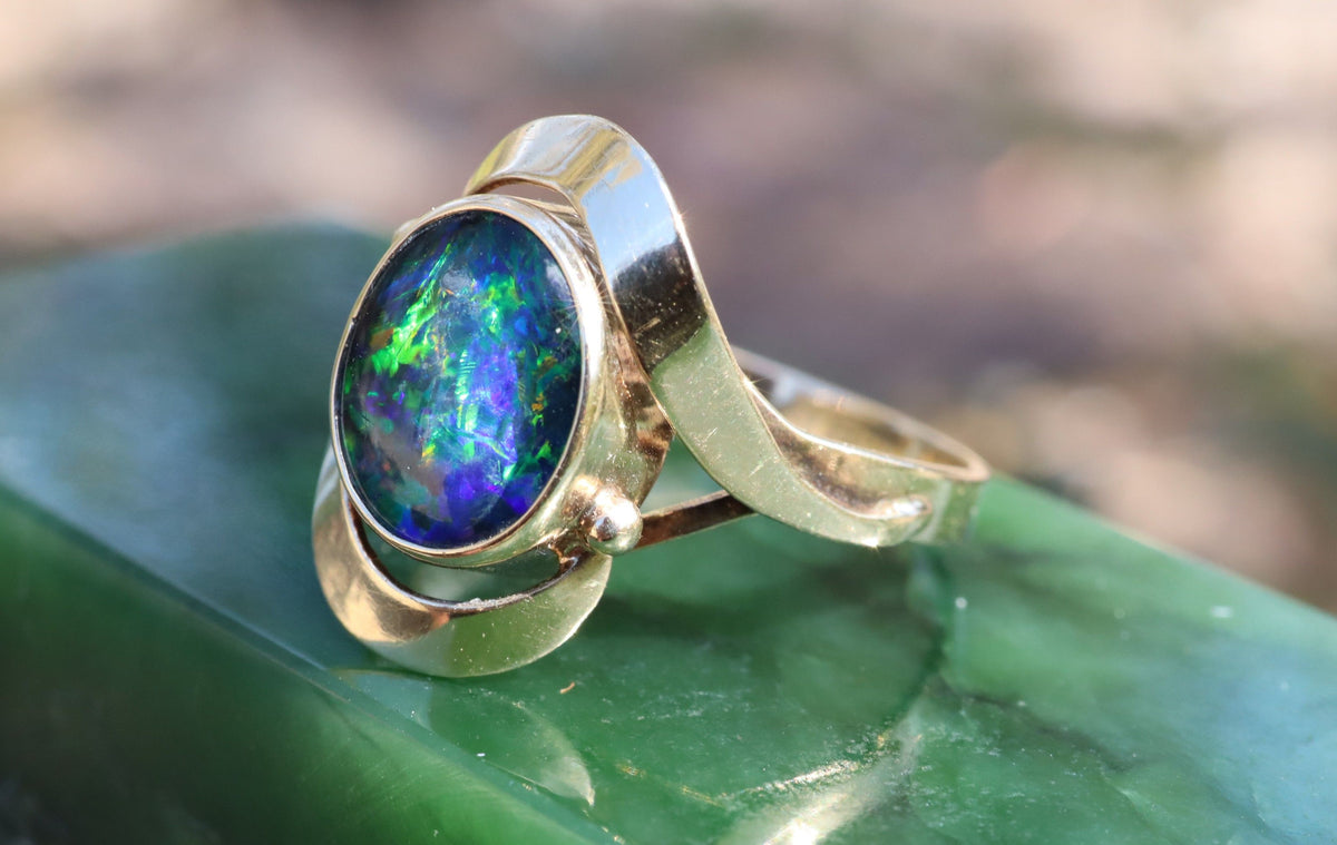 Opal Doublet in 9ct