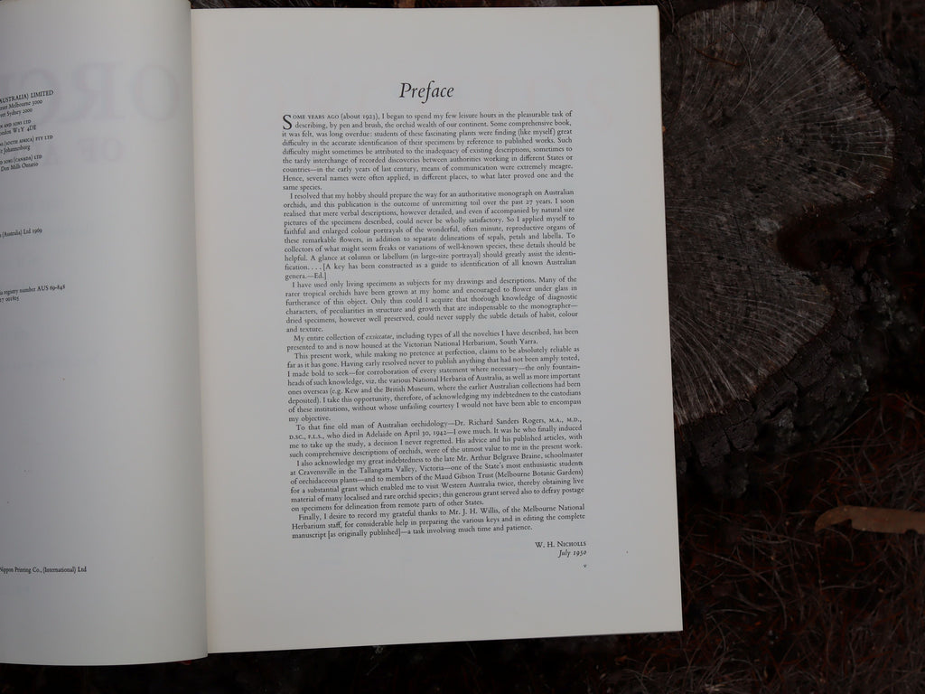 Orchids of Australia First Edition 1969 - W. H. Nicholls