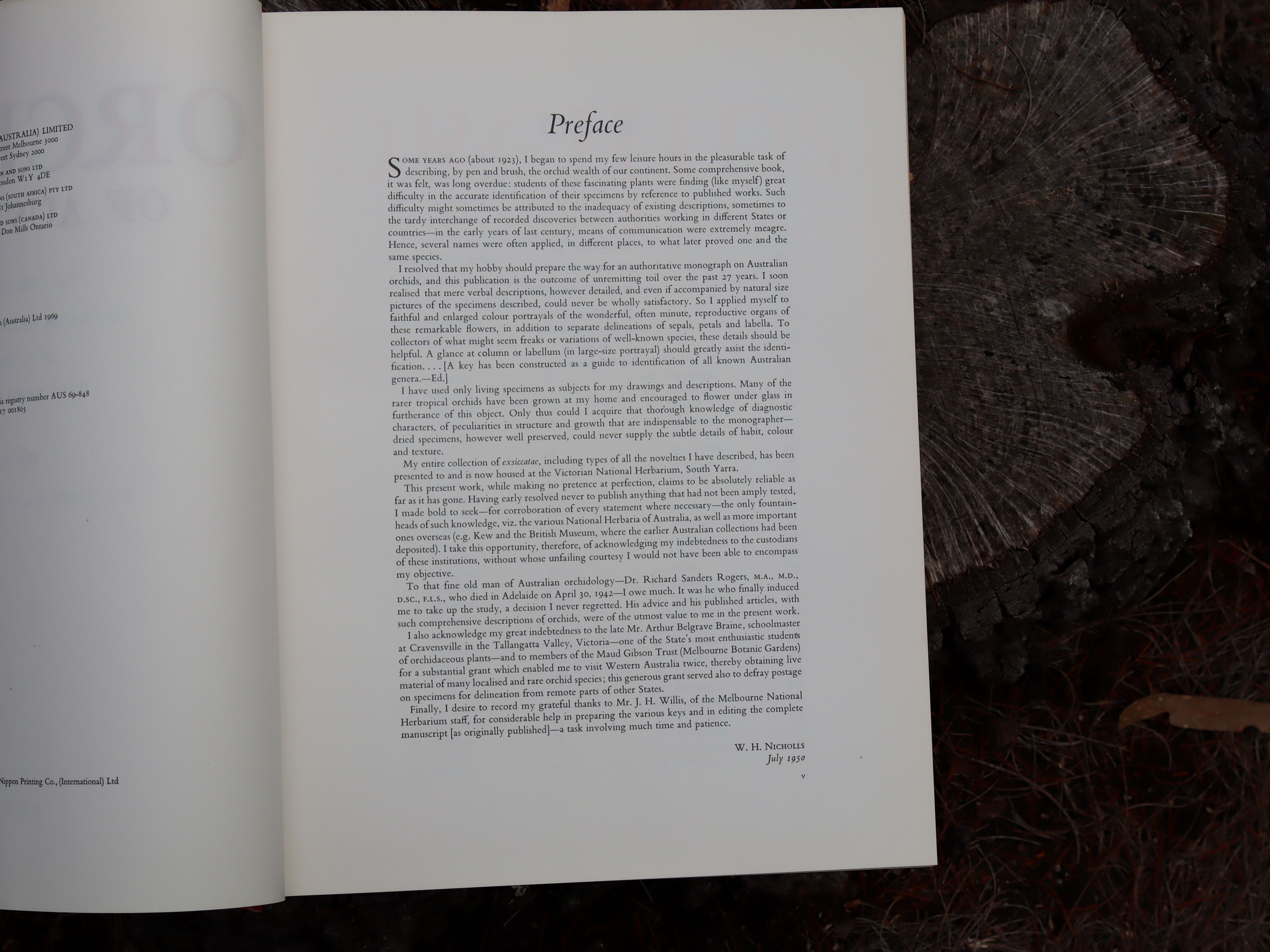 Orchids of Australia First Edition 1969 - W. H. Nicholls