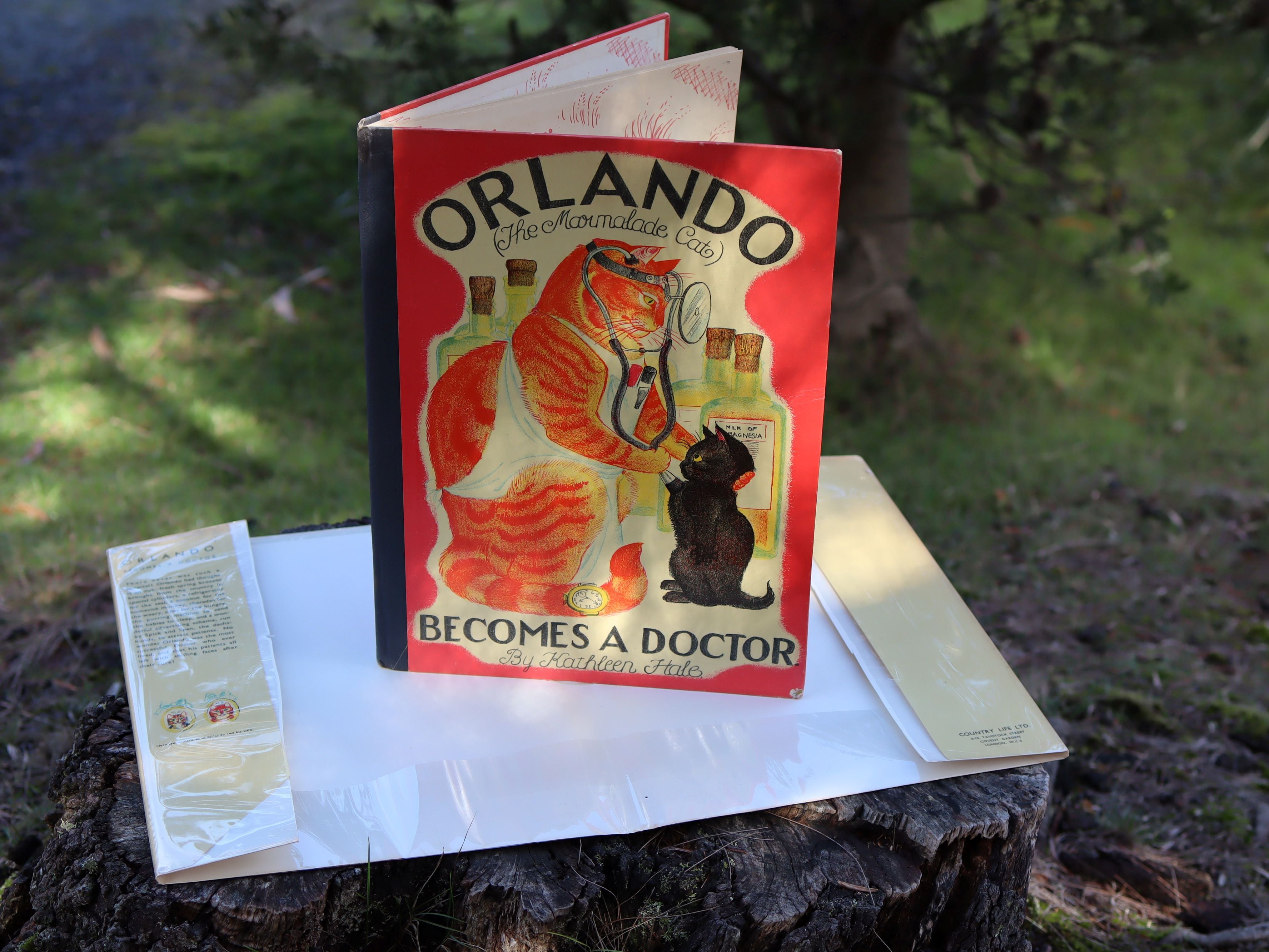 Orlando (The Marmalade Cat) Becomes a Doctor by Kathleen Hale 1949