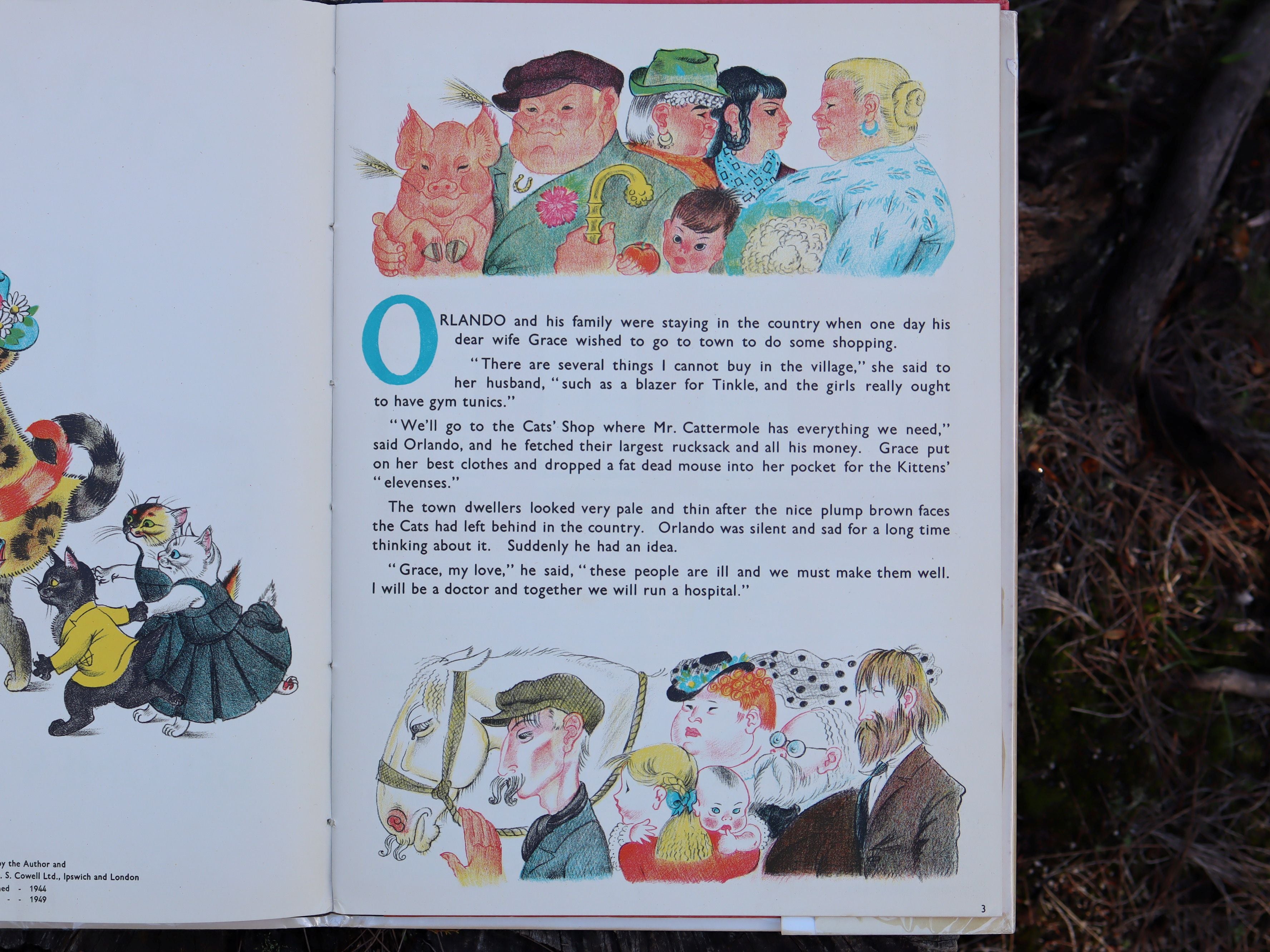 Orlando (The Marmalade Cat) Becomes a Doctor by Kathleen Hale 1949
