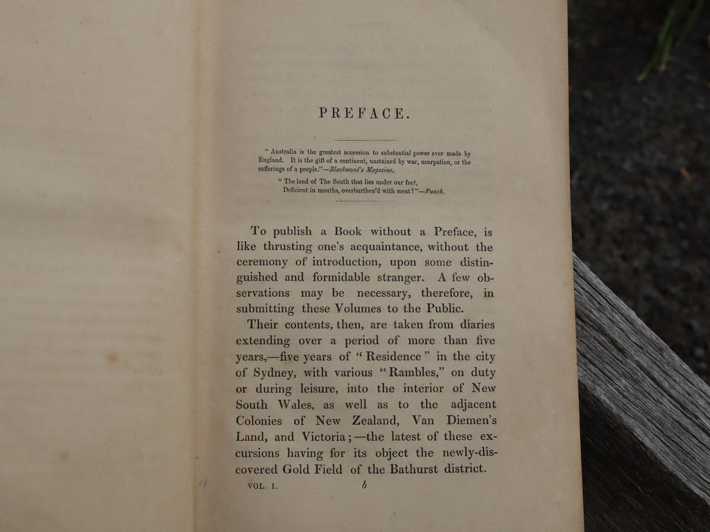 Our Antipodes by G C Mundy 1852 In 3 Volumes