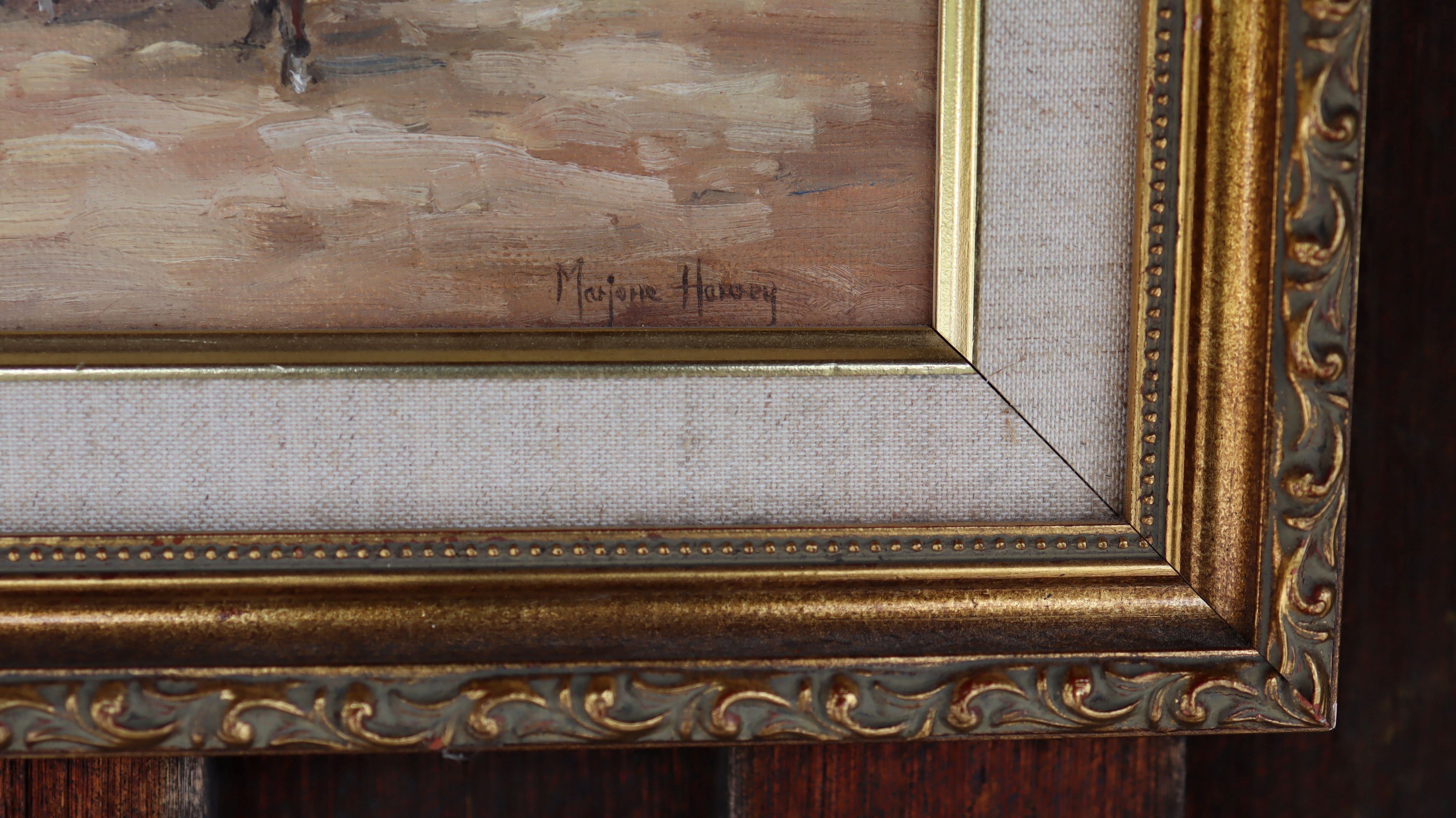 Original Oil on Board by Marjorie Harvey