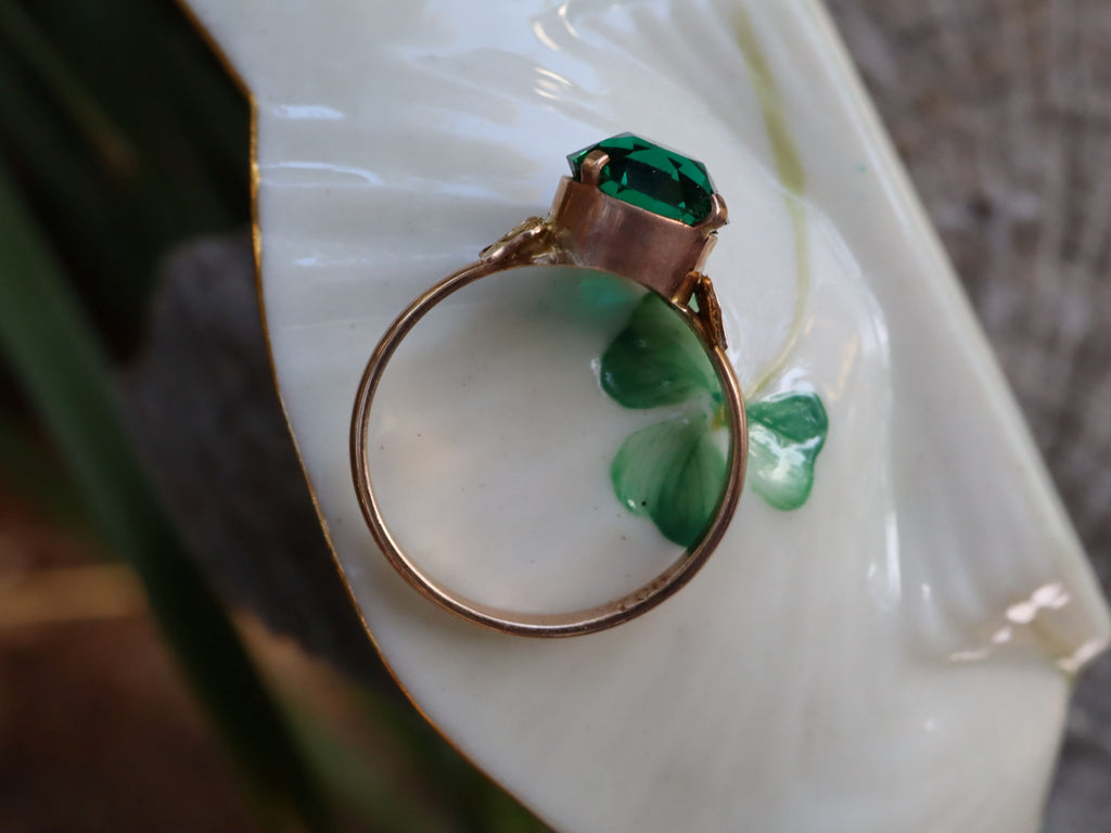 Antique Paste Set in 9ct Rose Gold