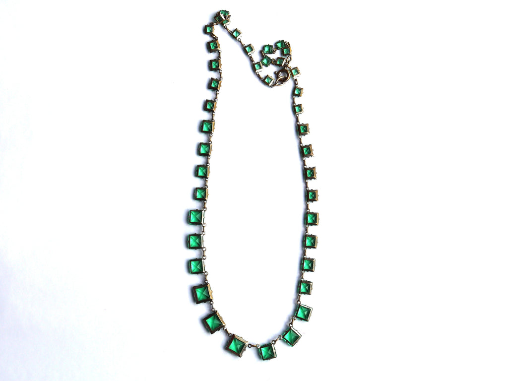 Art Deco Paste Set Necklace c.1930