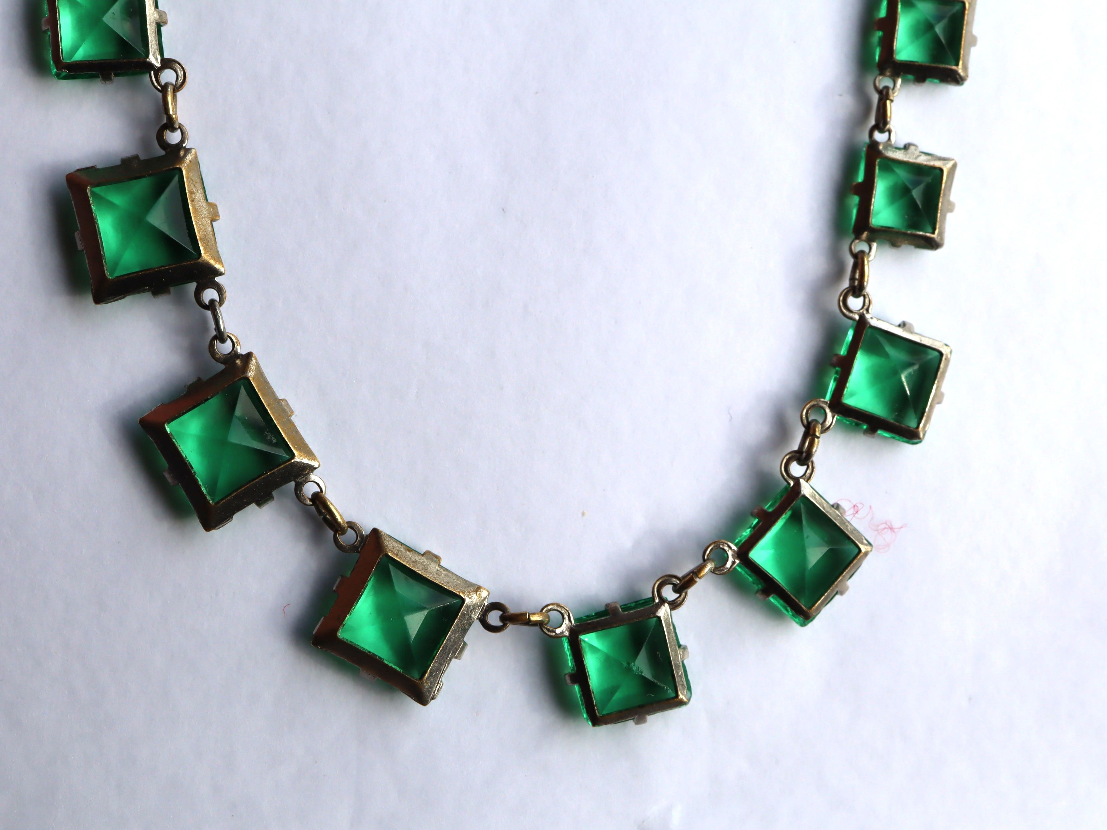 Art Deco Paste Set Necklace c.1930