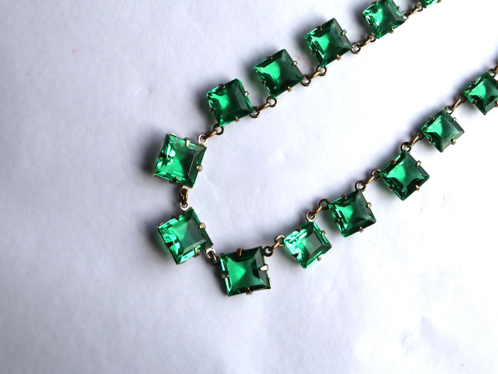 Art Deco Paste Set Necklace c.1930