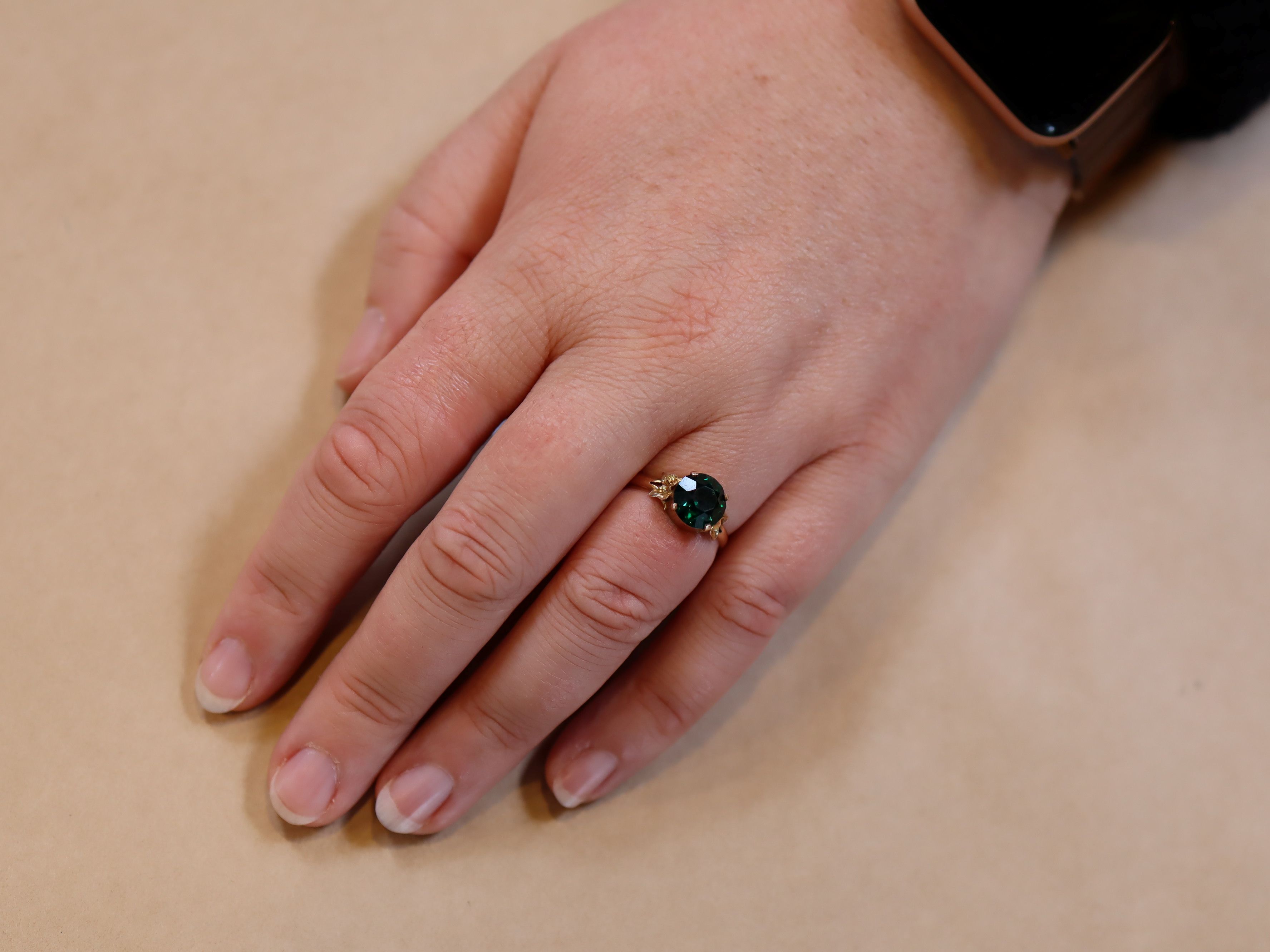 Antique Paste Set in 9ct Rose Gold