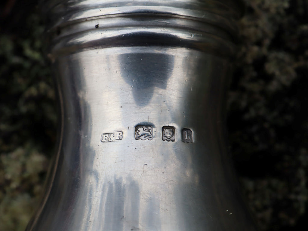 Sterling Silver Pepper Shaker, London 1923