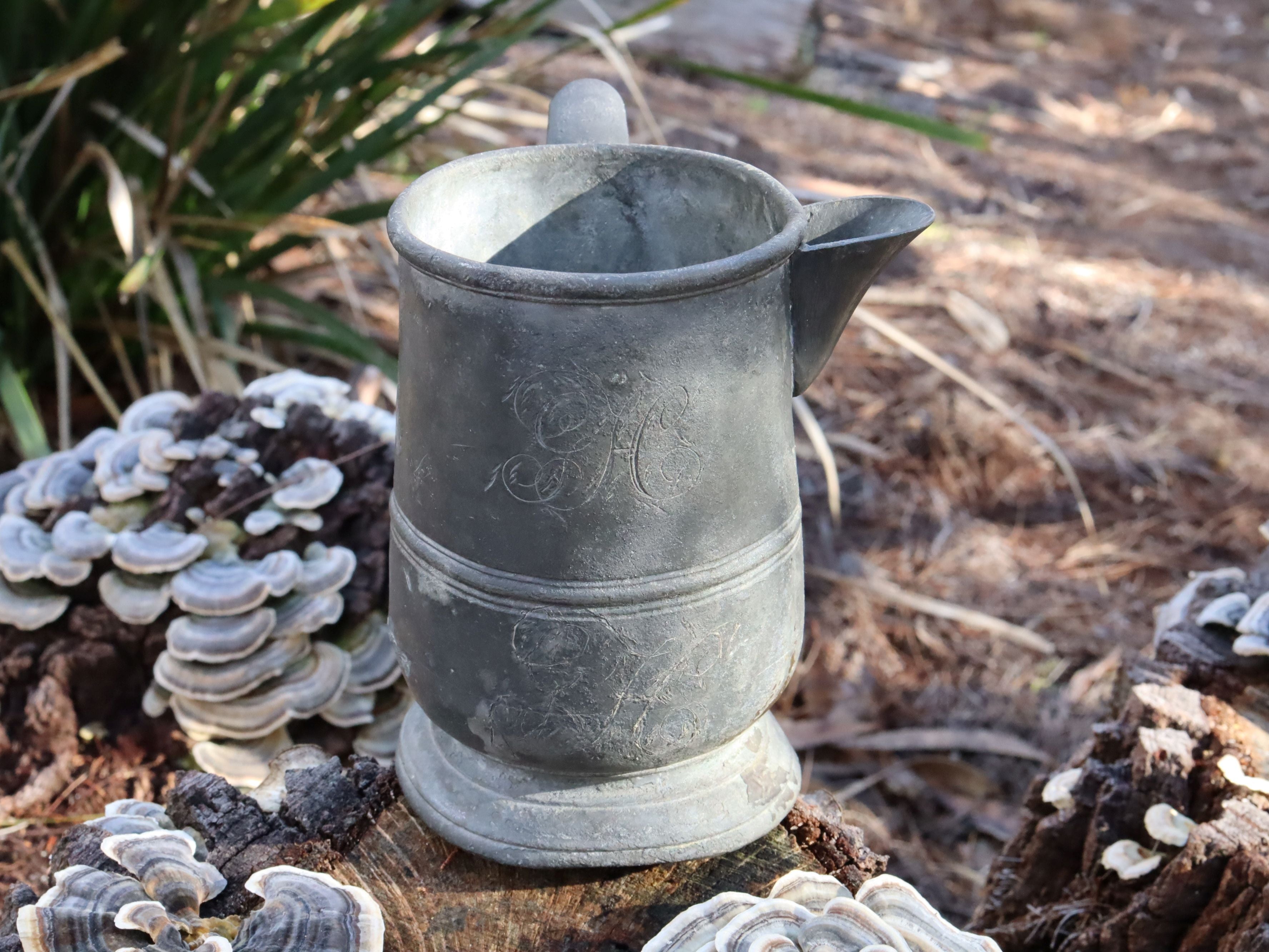 18th Century Pewter Flagon