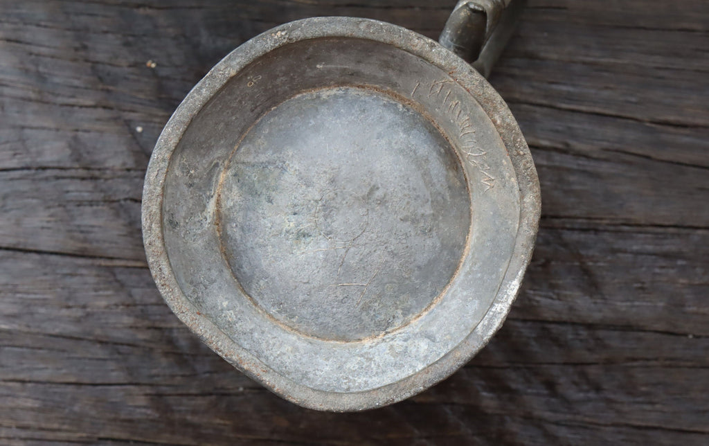 18th Century Pewter Flagon