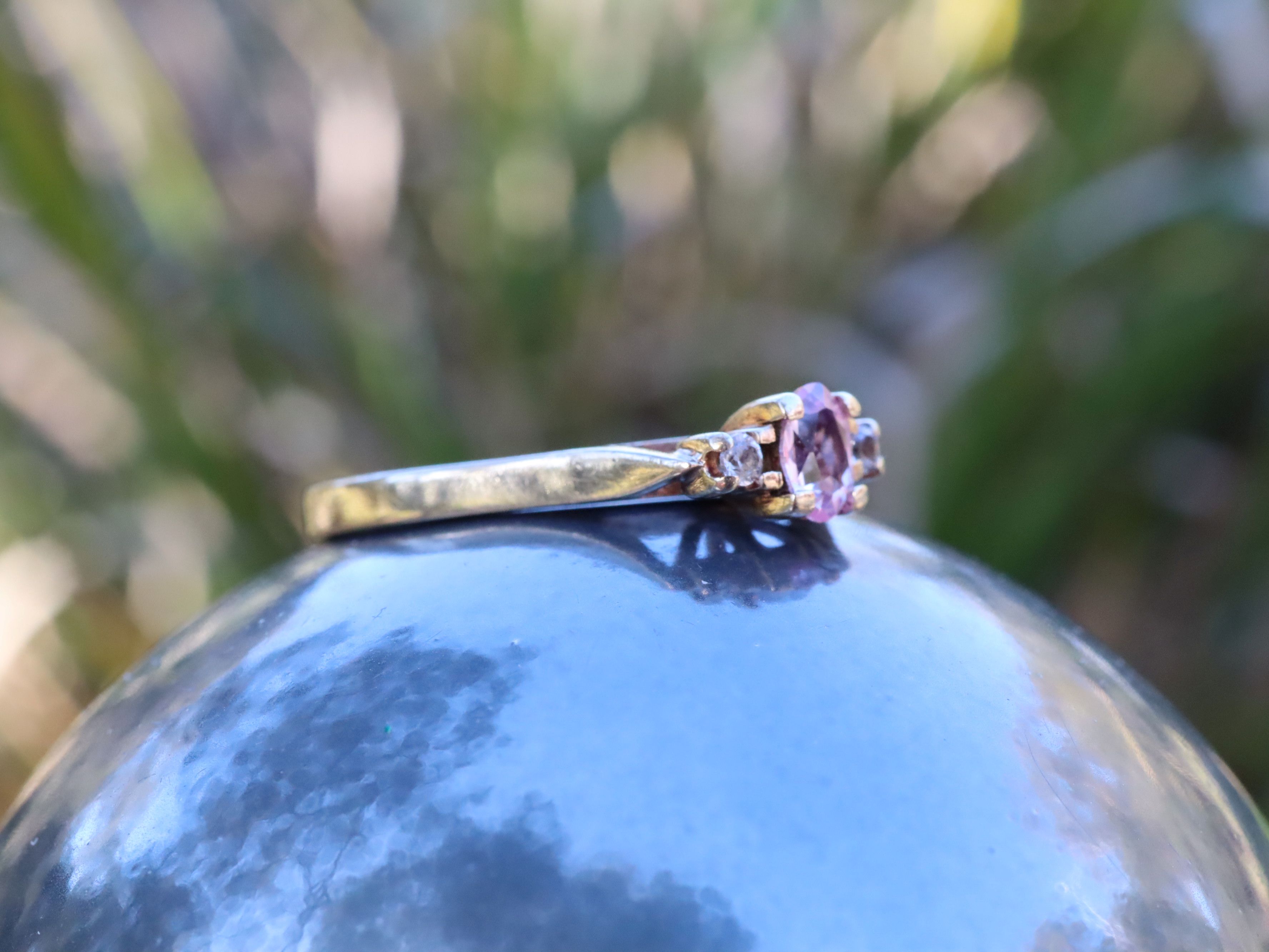 Sapphire Trilogy Ring in 9ct Gold