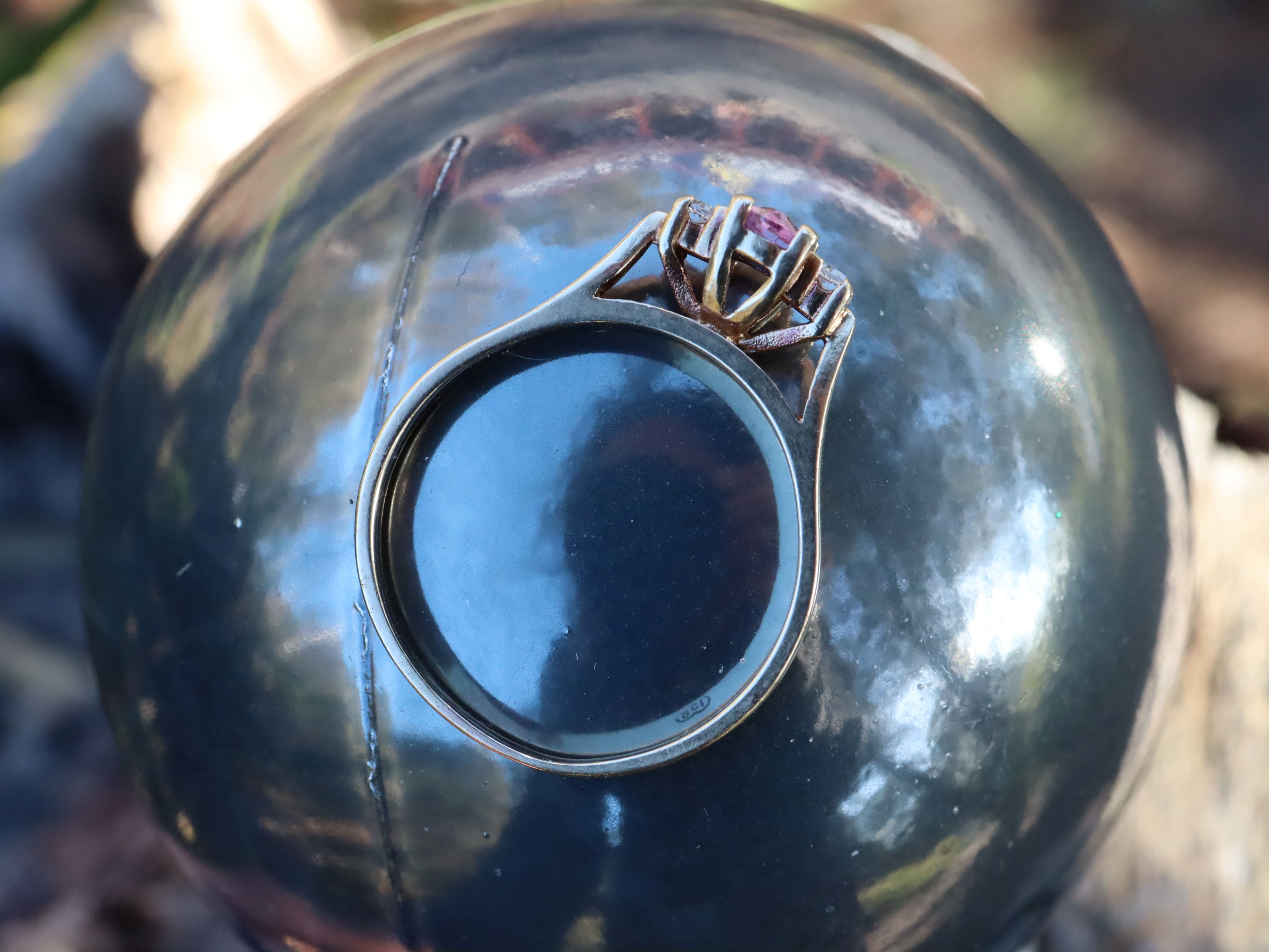 Sapphire Trilogy Ring in 9ct Gold