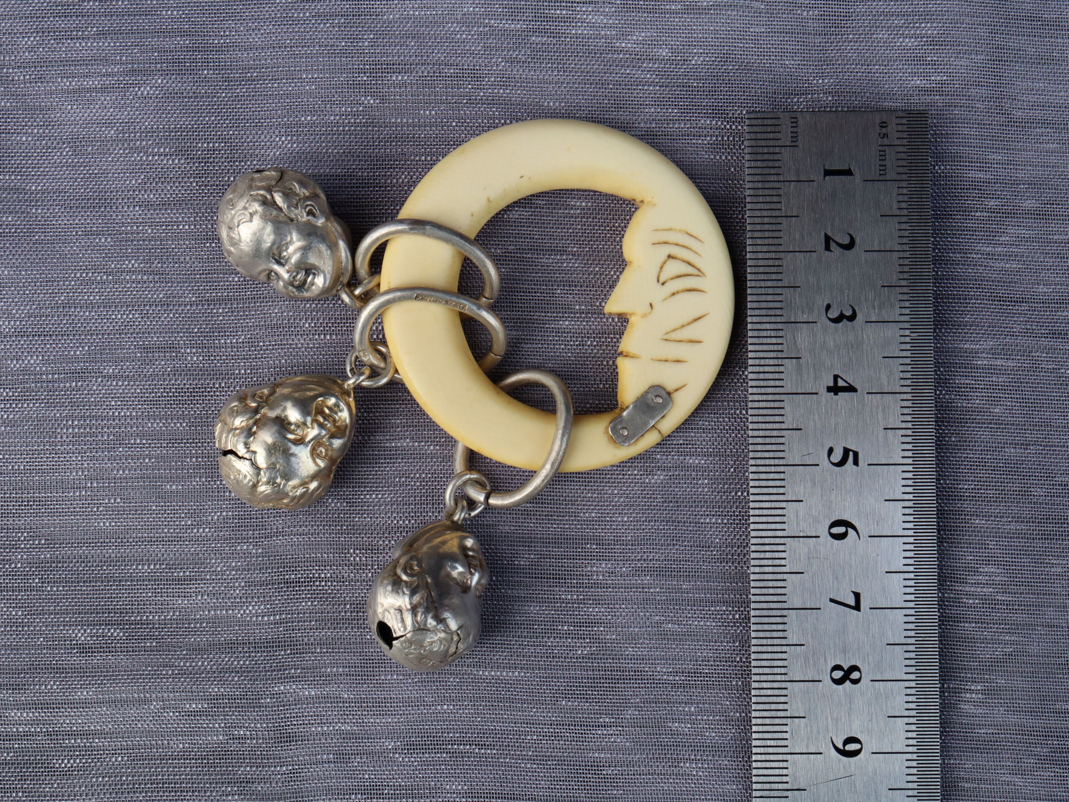 Antique Baby Rattle.  Chester 1895