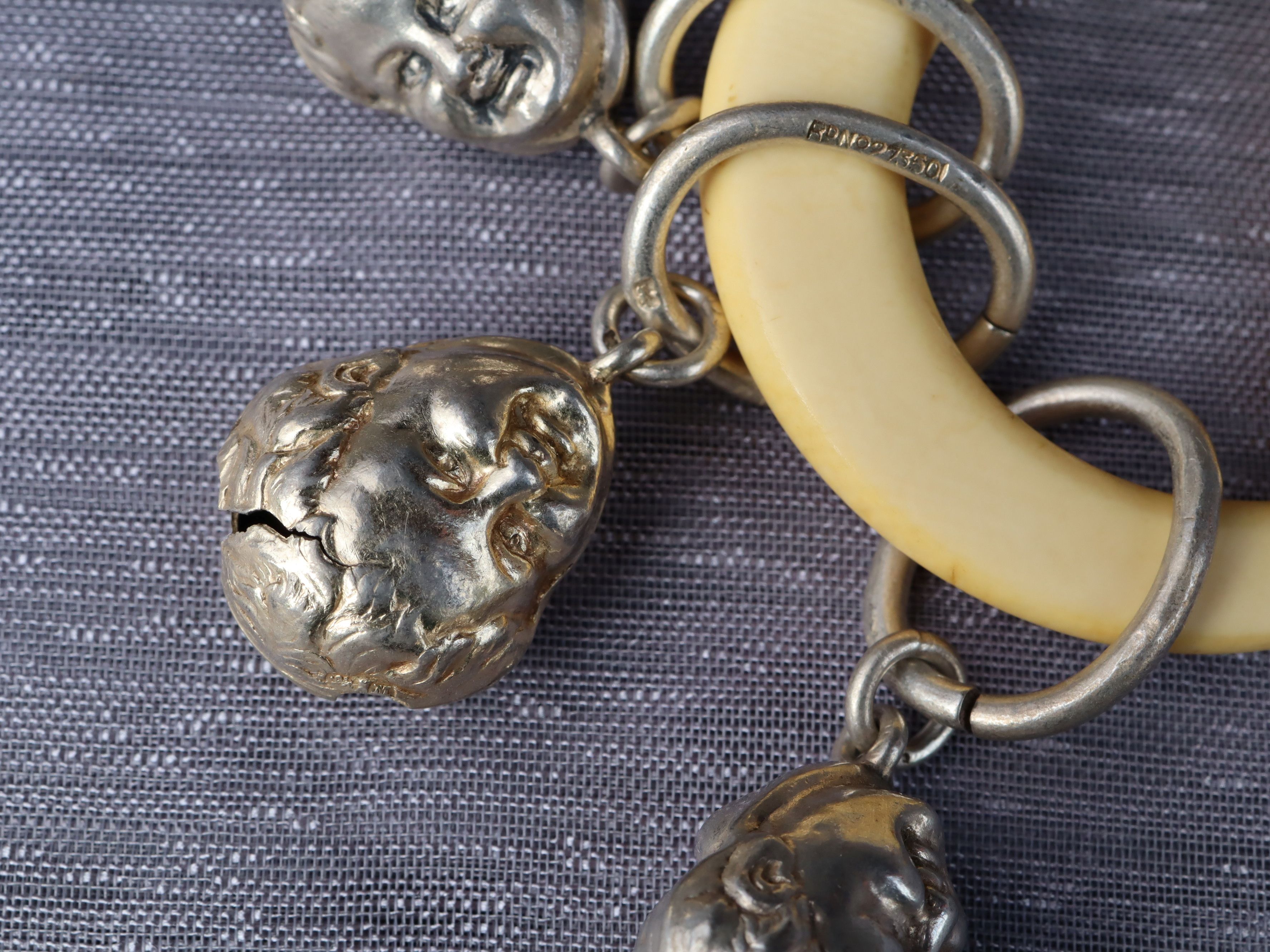 Antique Baby Rattle.  Chester 1895