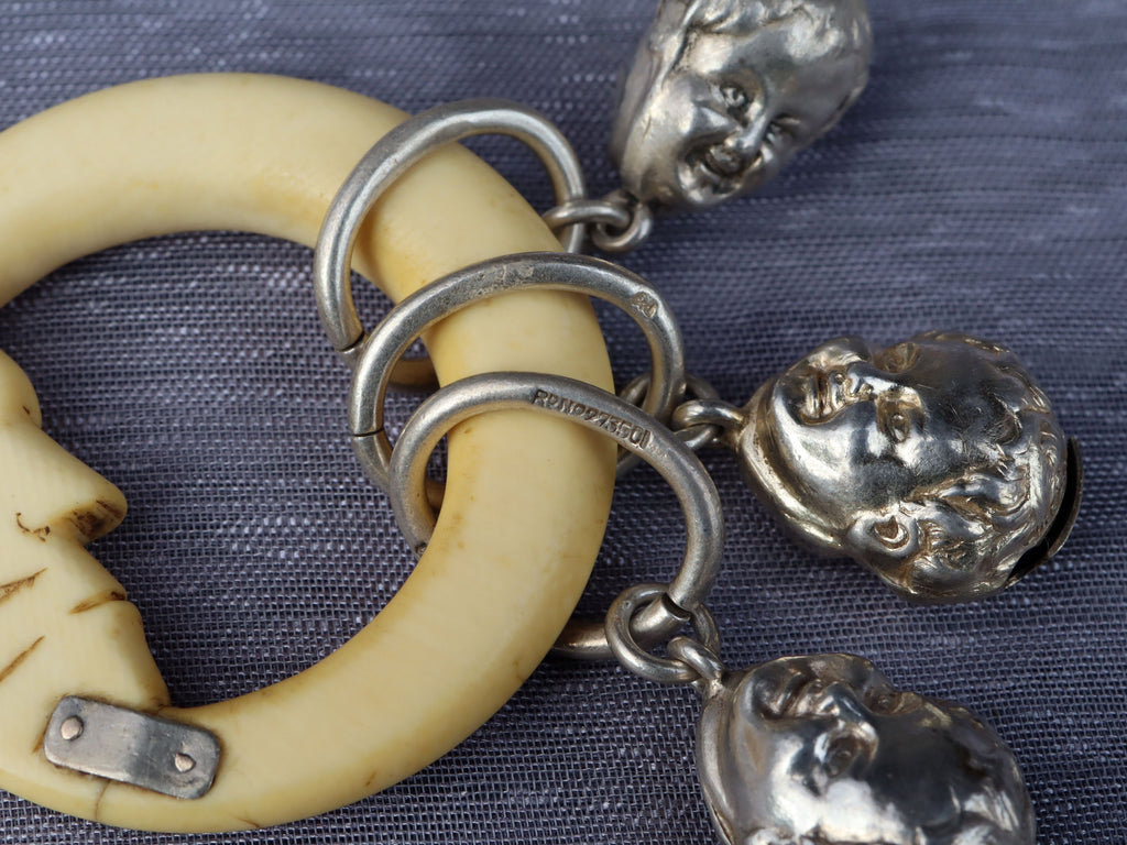 Antique Baby Rattle.  Chester 1895