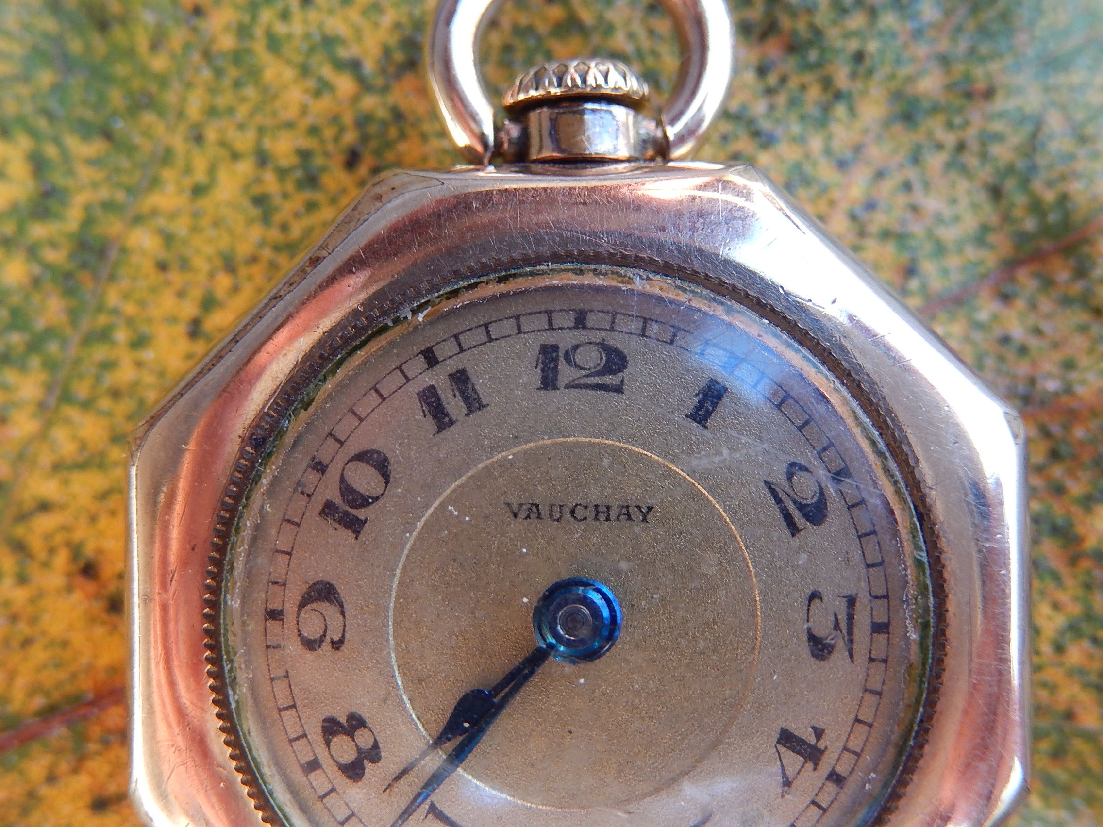 Rose Gold Plate Recta Swiss Movement Watch c.1900