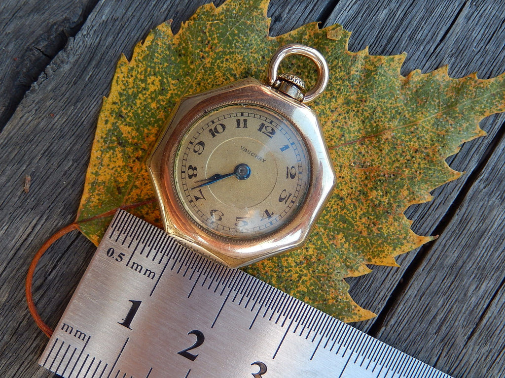 Rose Gold Plate Recta Swiss Movement Watch c.1900