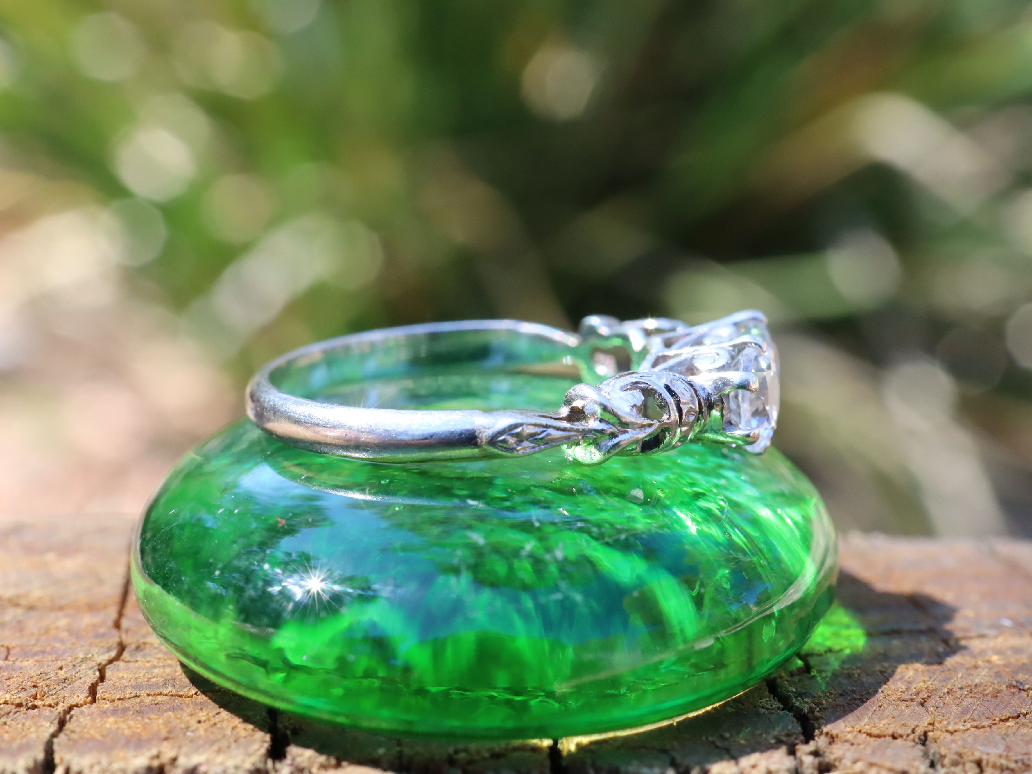 Sapphire Toi et Moi Ring in 9ct Gold