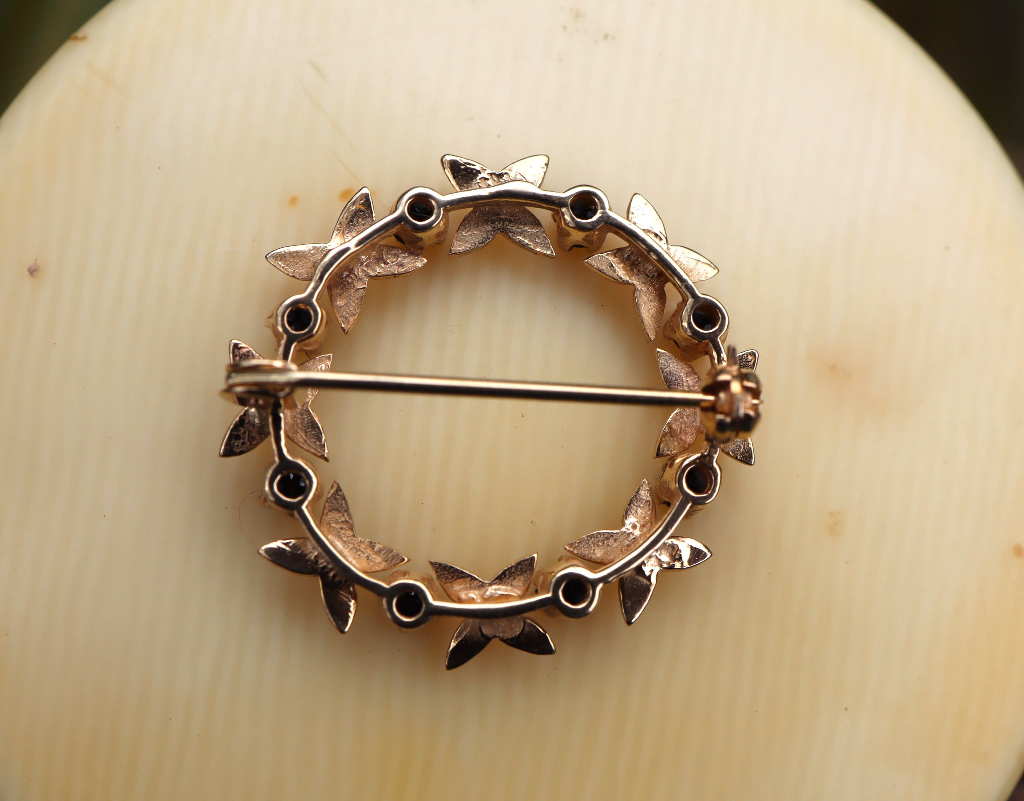 Sapphires in 18ct Gold.