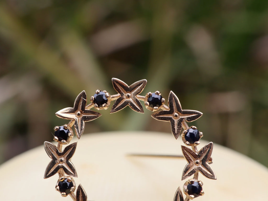 Sapphires in 18ct Gold.