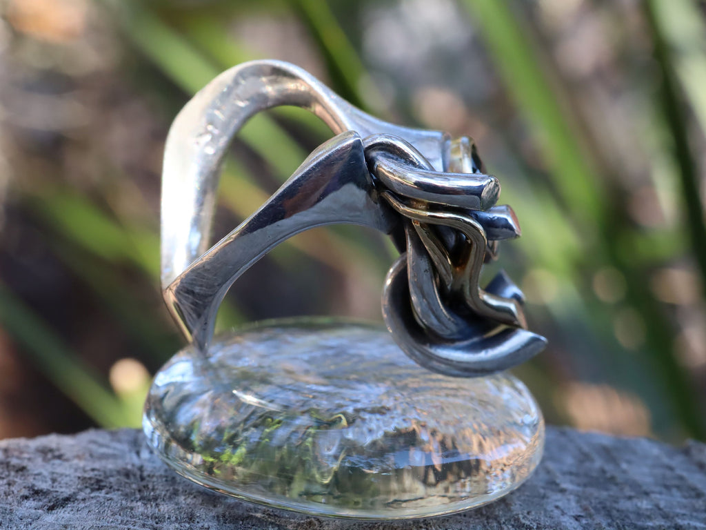 Australian Sapphire in 18ct and Sterling
