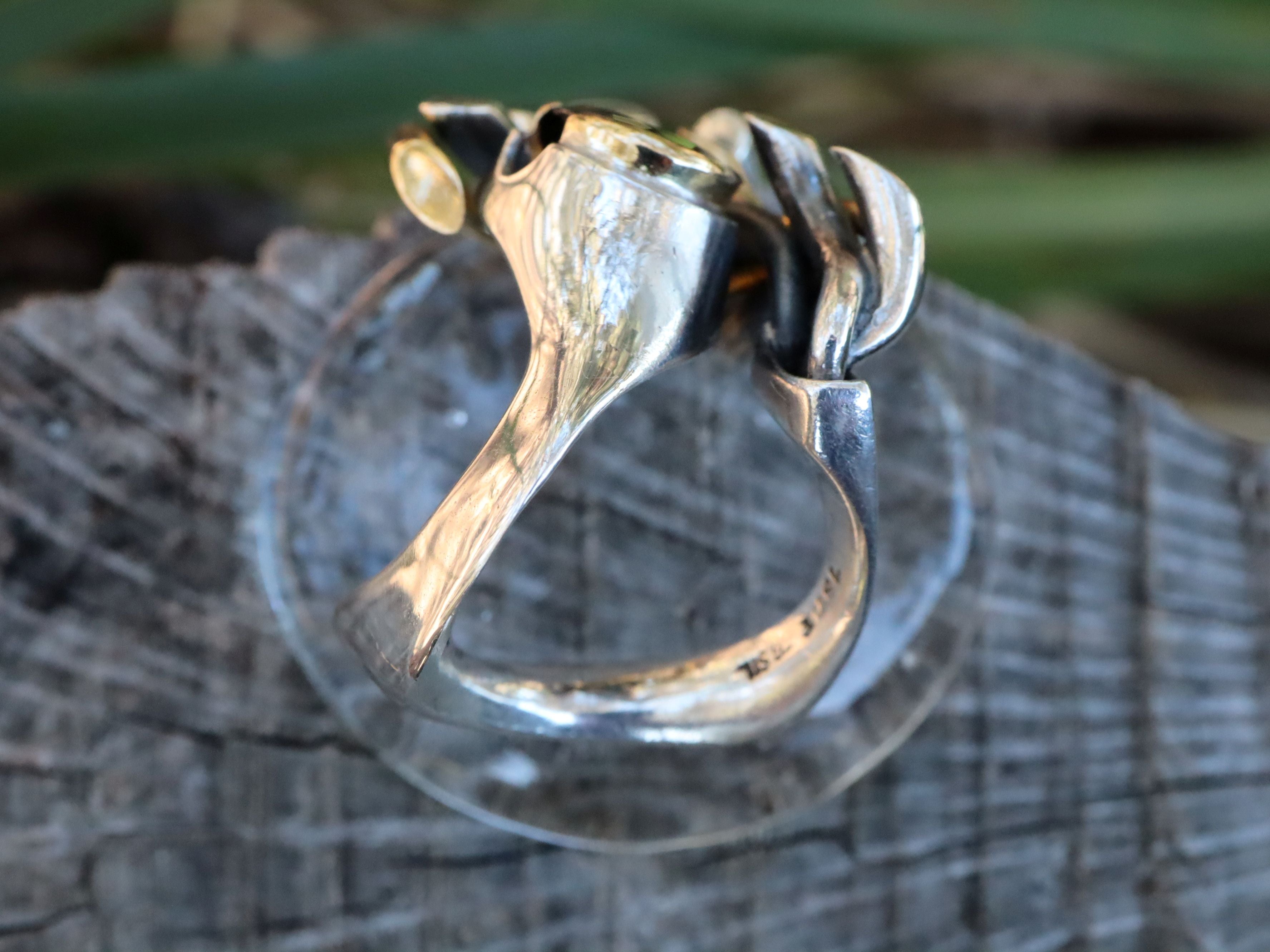 Australian Sapphire in 18ct and Sterling