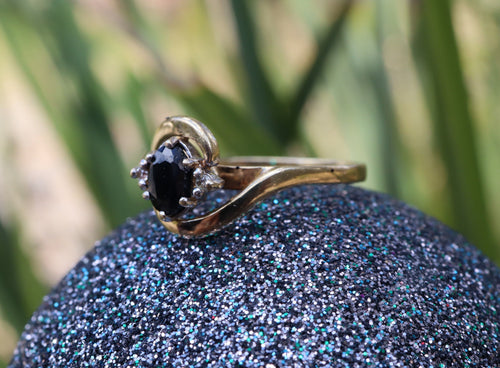 Sapphire and Diamond Ring in 9ct