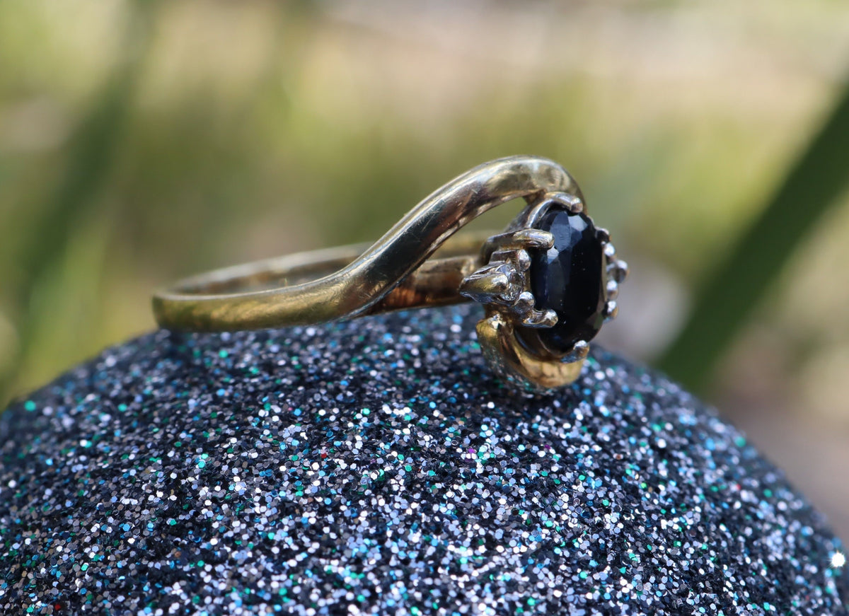 Sapphire and Diamond Ring in 9ct