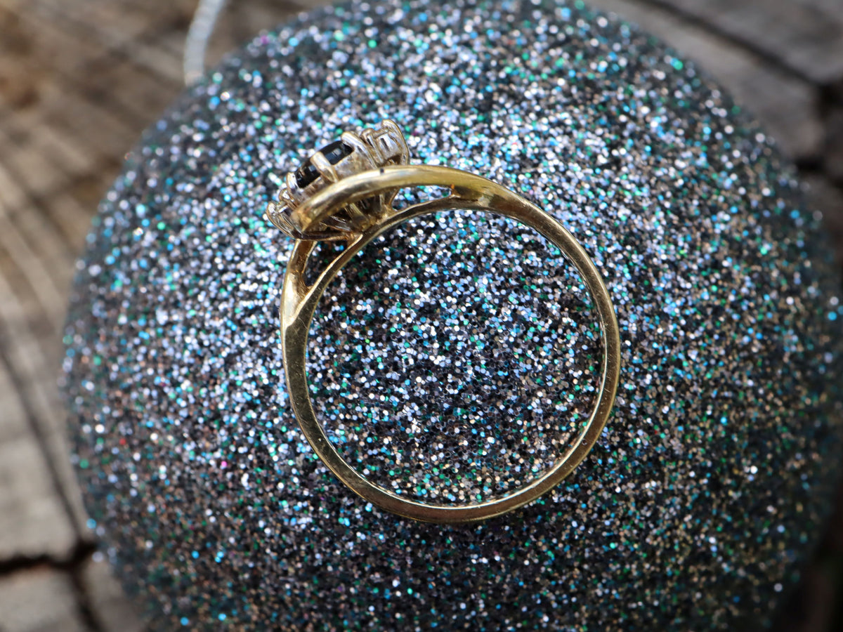 Sapphire and Diamond Ring in 9ct