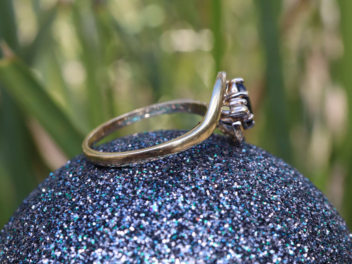 Sapphire and Diamond Ring in 9ct