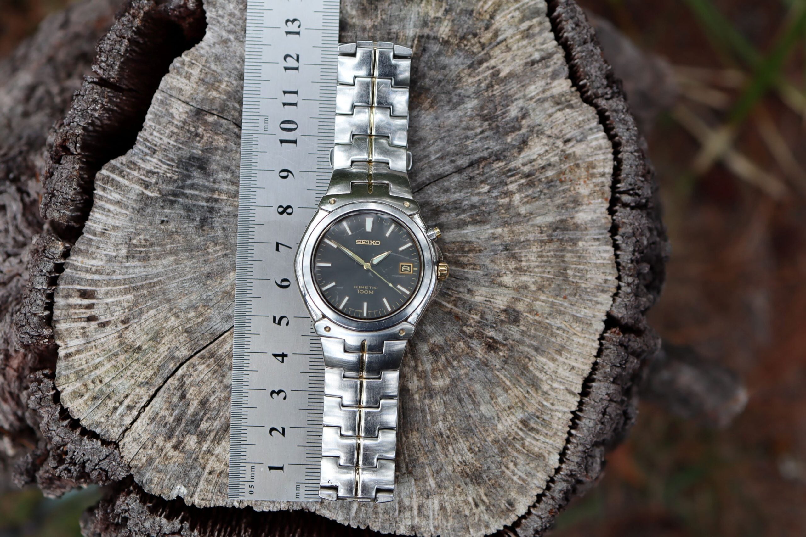 Seiko Kinetic 100m Watch
