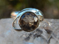 Tasmanian Smokey Quartz Ring in Sterling Silver