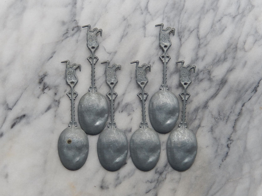 Antique Dutch Pewter Spoons