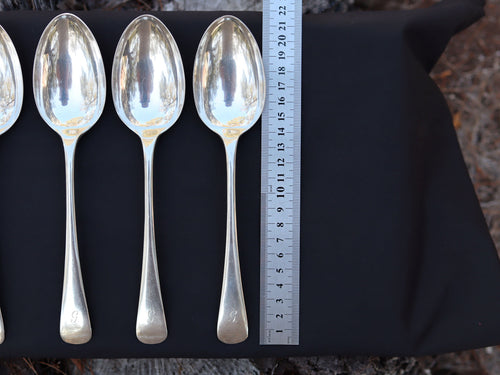 Set of 6 Sterling Silver Tablespoons