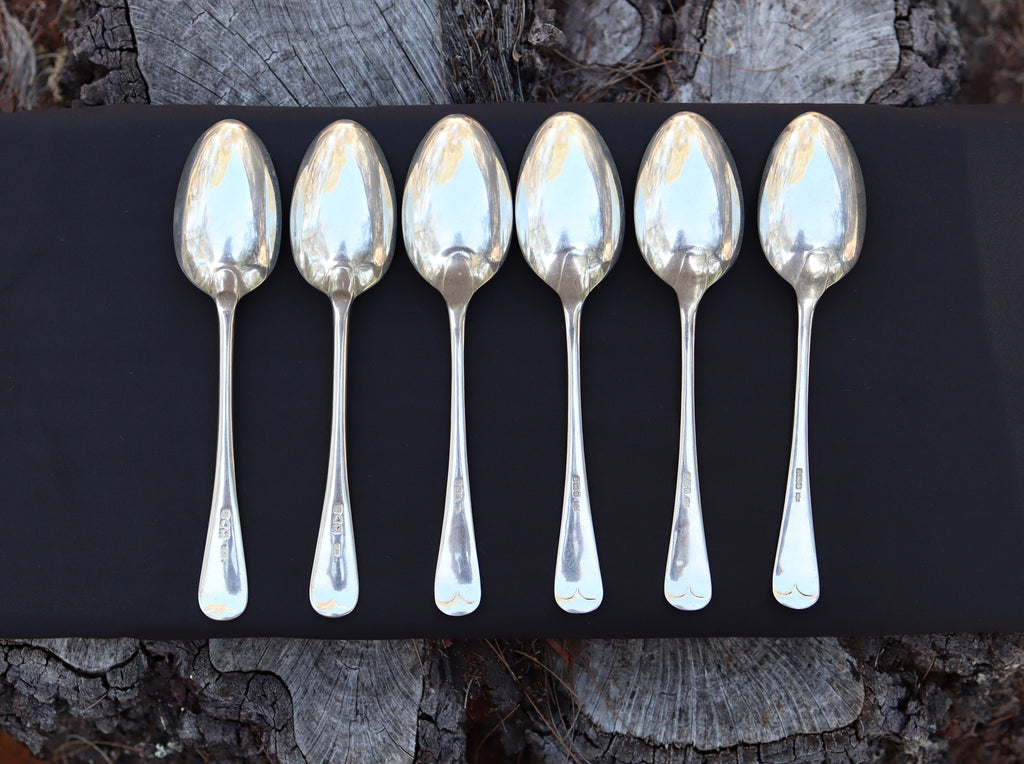 Set of 6 Sterling Silver Tablespoons