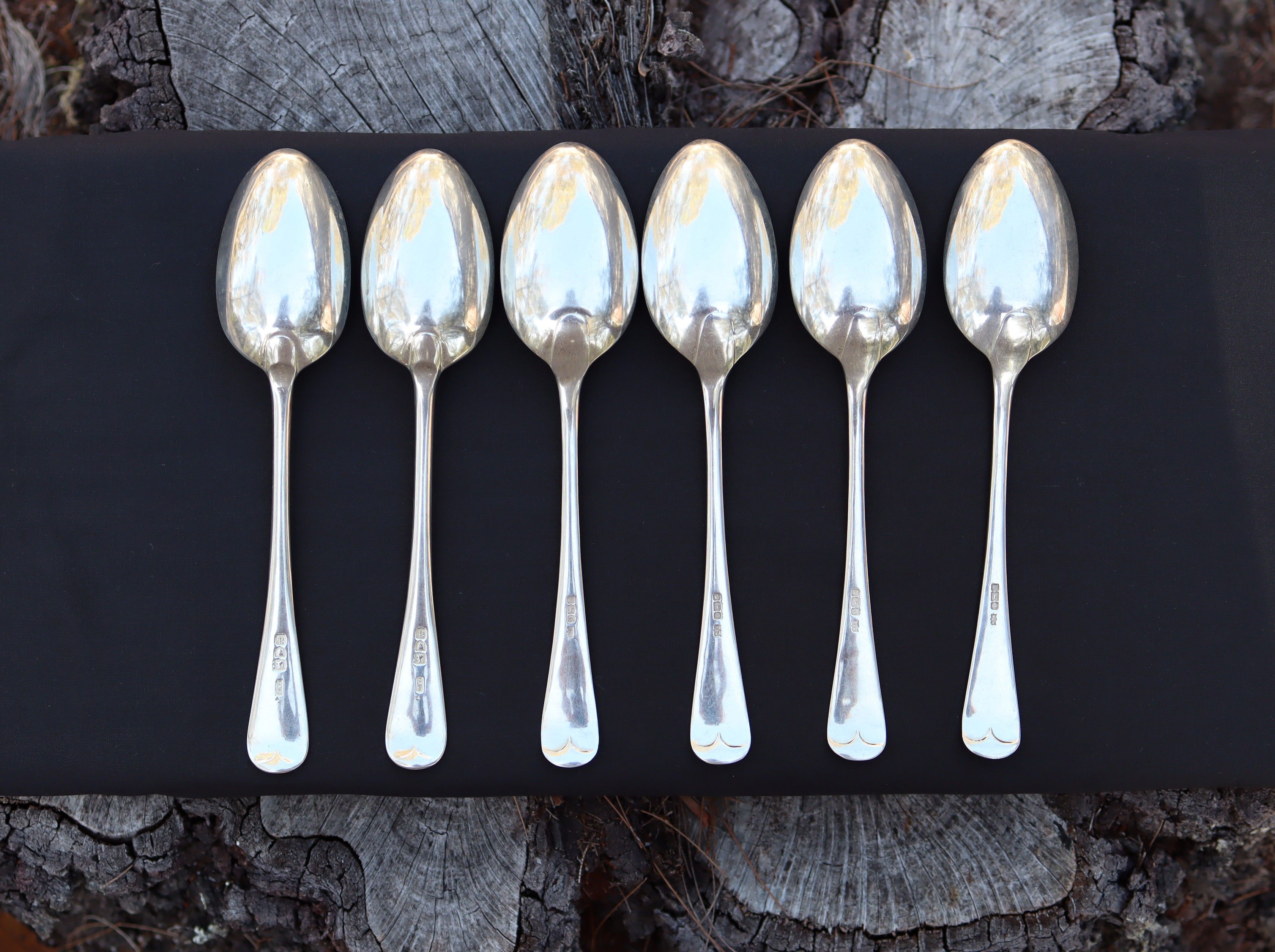 Set of 6 Sterling Silver Tablespoons