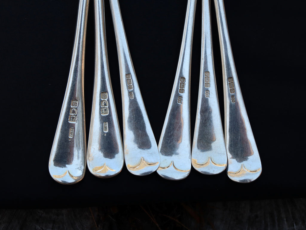 Set of 6 Sterling Silver Tablespoons