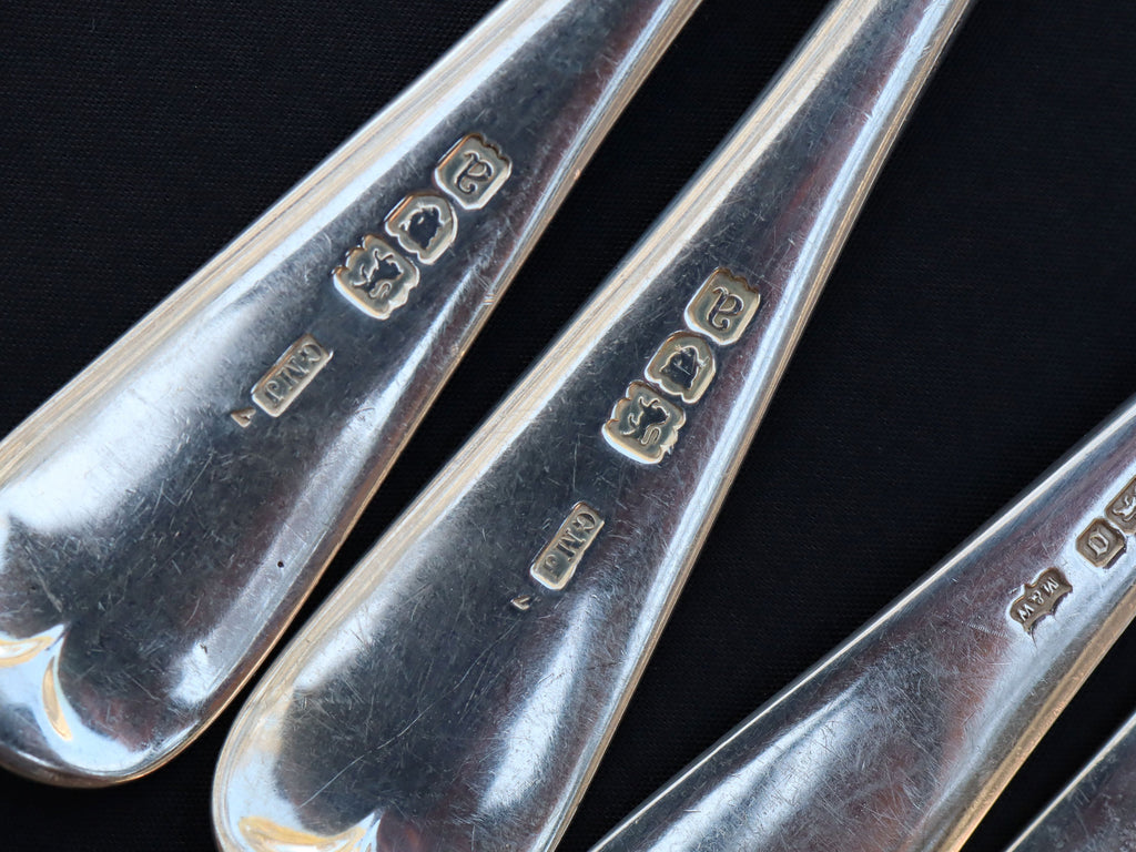 Set of 6 Sterling Silver Tablespoons