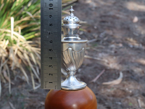 Walker & Hall Sterling Pepper Shaker 1890