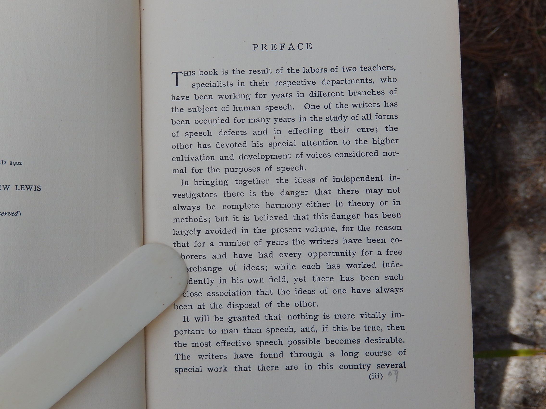 "The Practical Treatment of Stammering and Stuttering" by Lewis & Hynson 1902