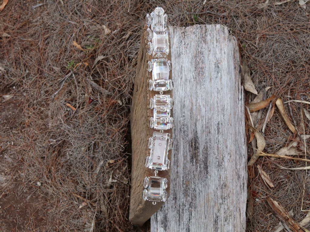 Swarovski Silver Crystal Express Train Set