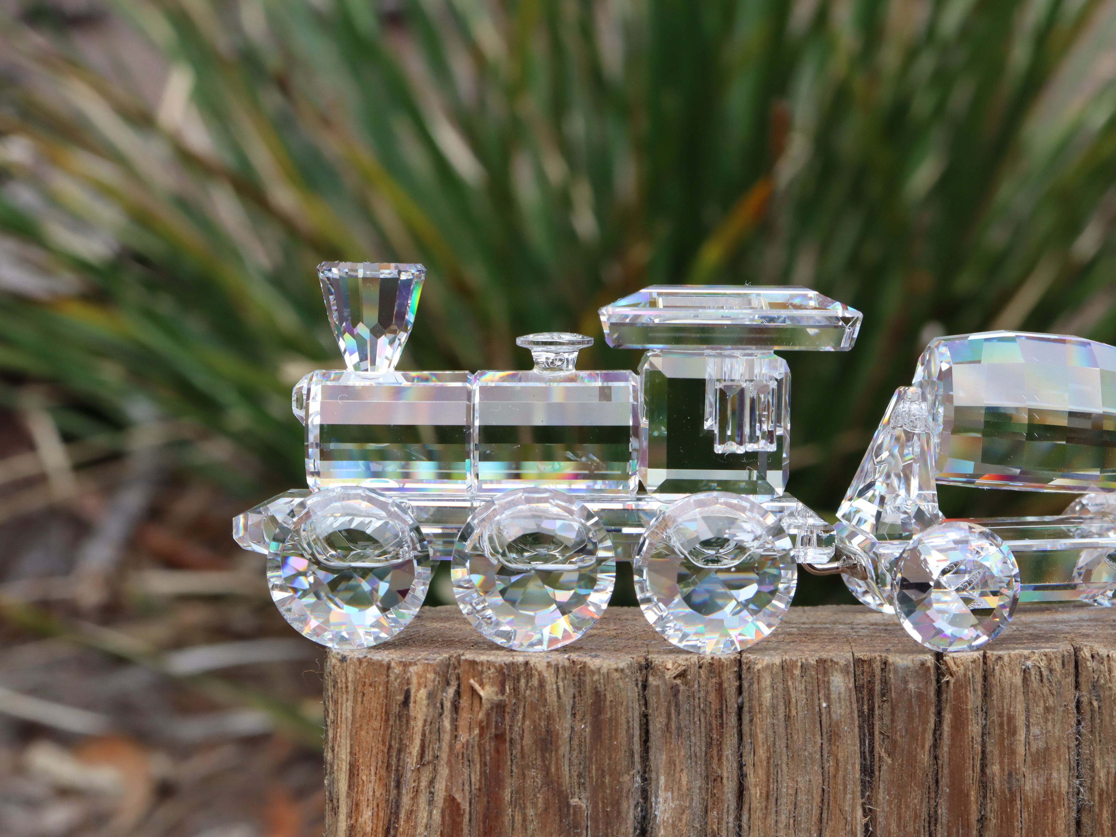 Swarovski Silver Crystal Express Train Set