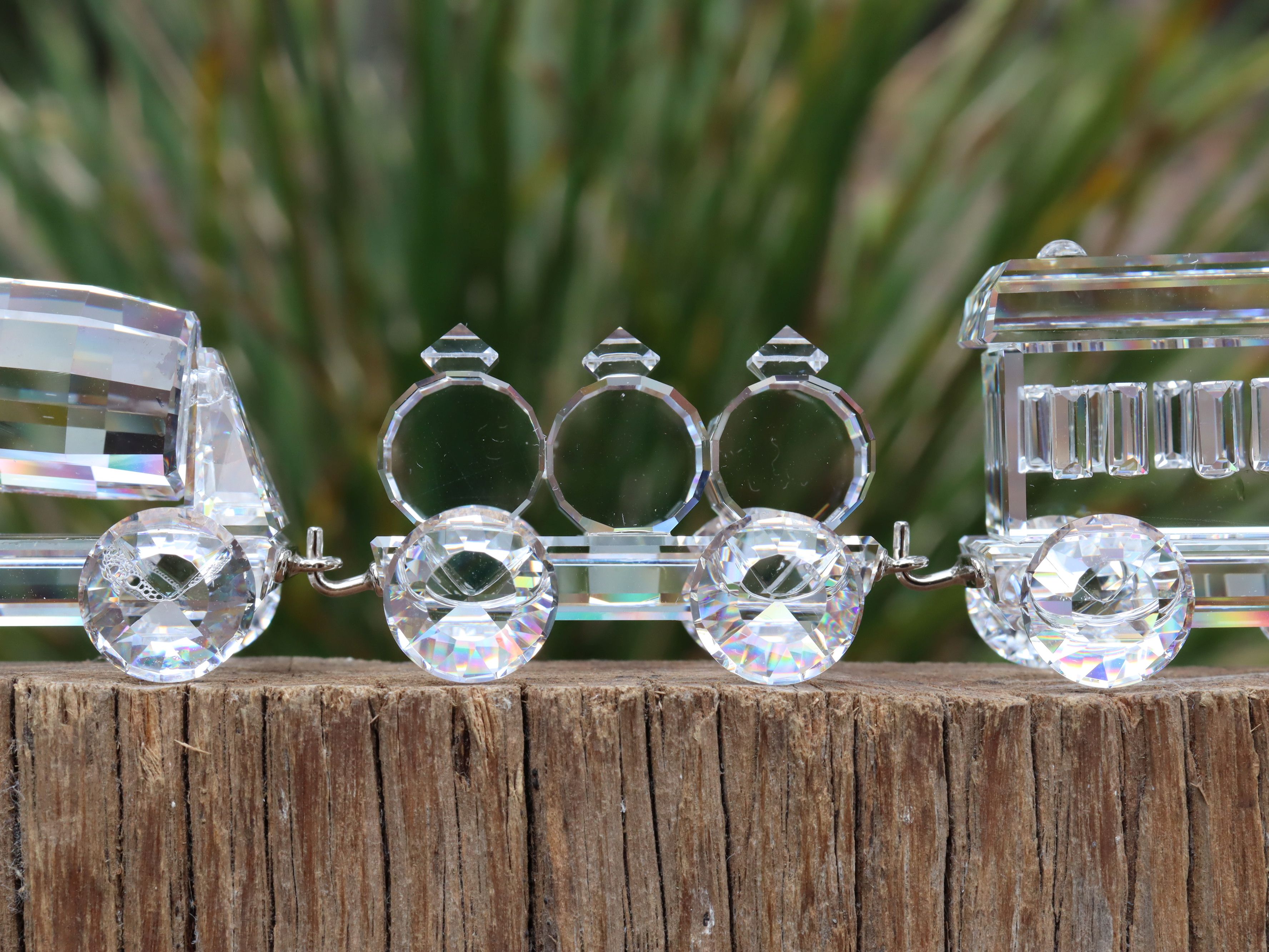 Swarovski Silver Crystal Express Train Set