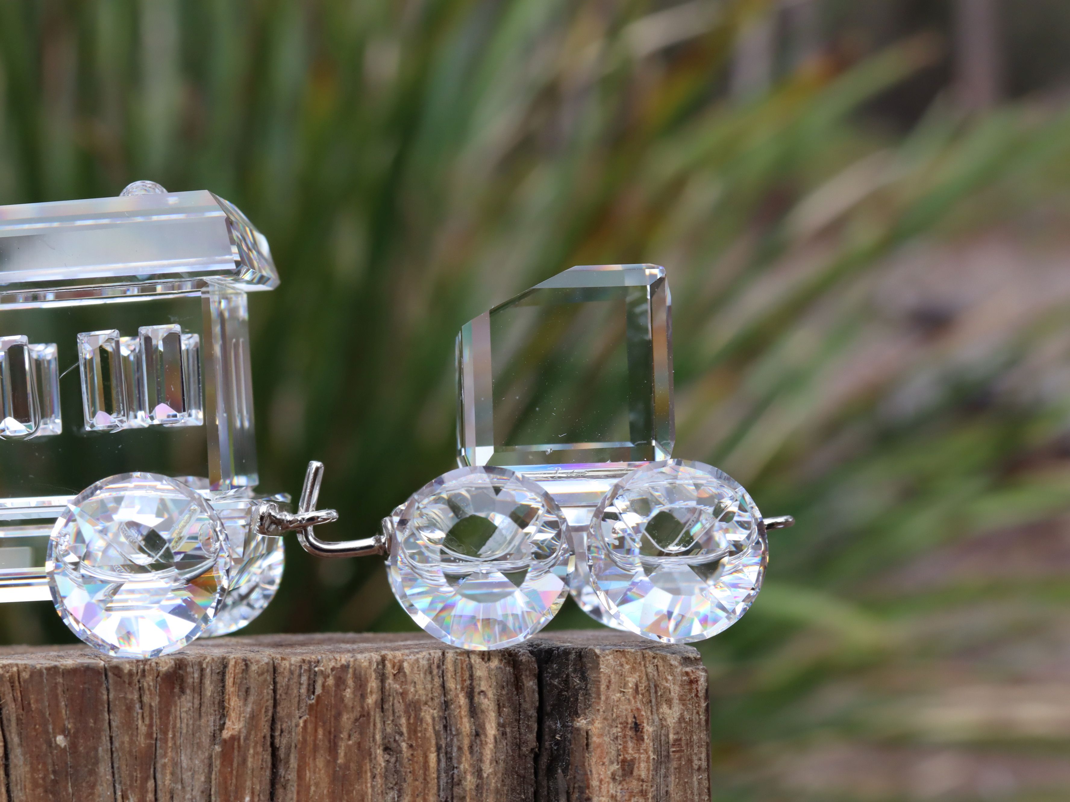 Swarovski Silver Crystal Express Train Set