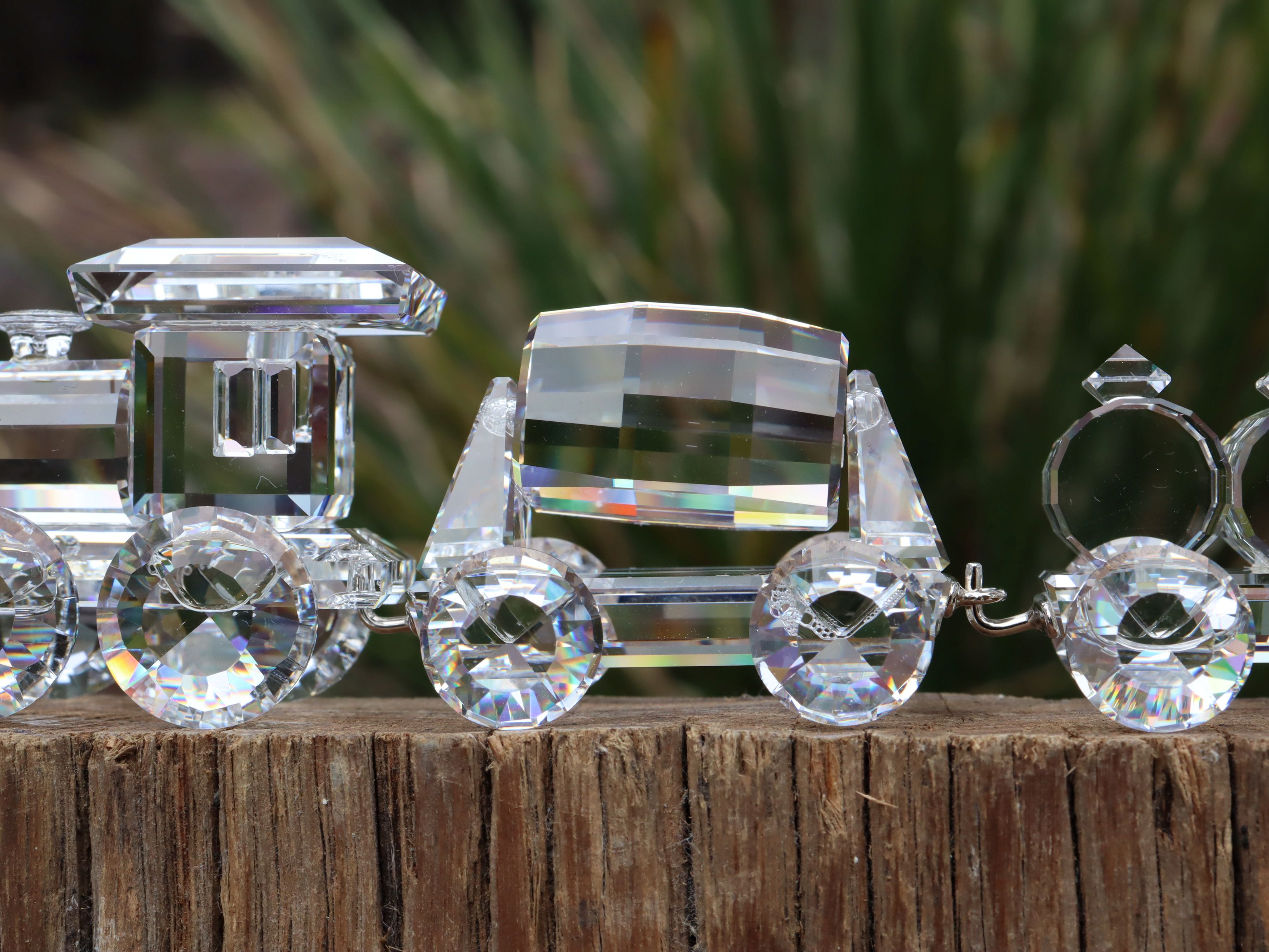 Swarovski Silver Crystal Express Train Set