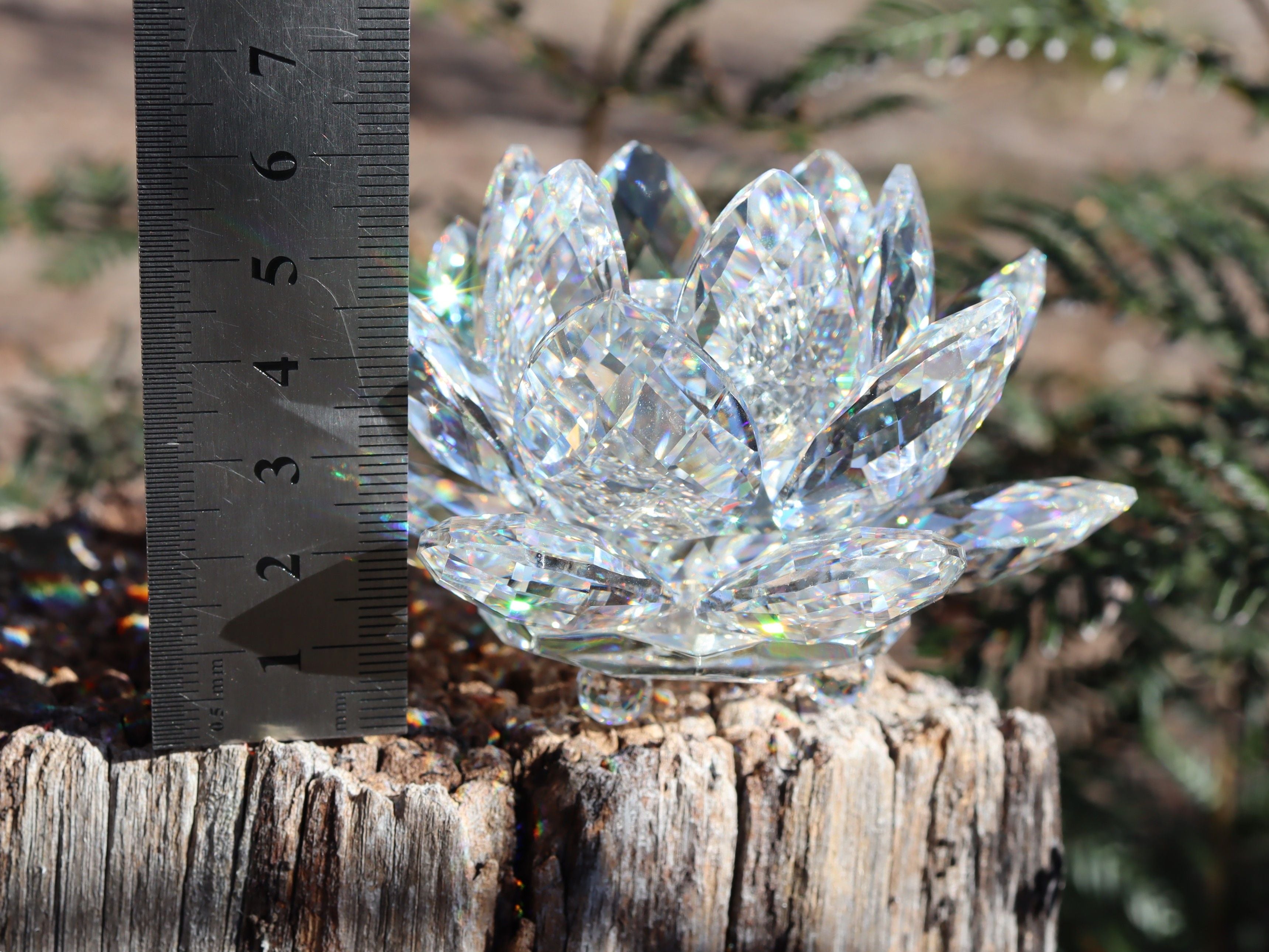 Swarovski Lotus Waterlily Candle Holder