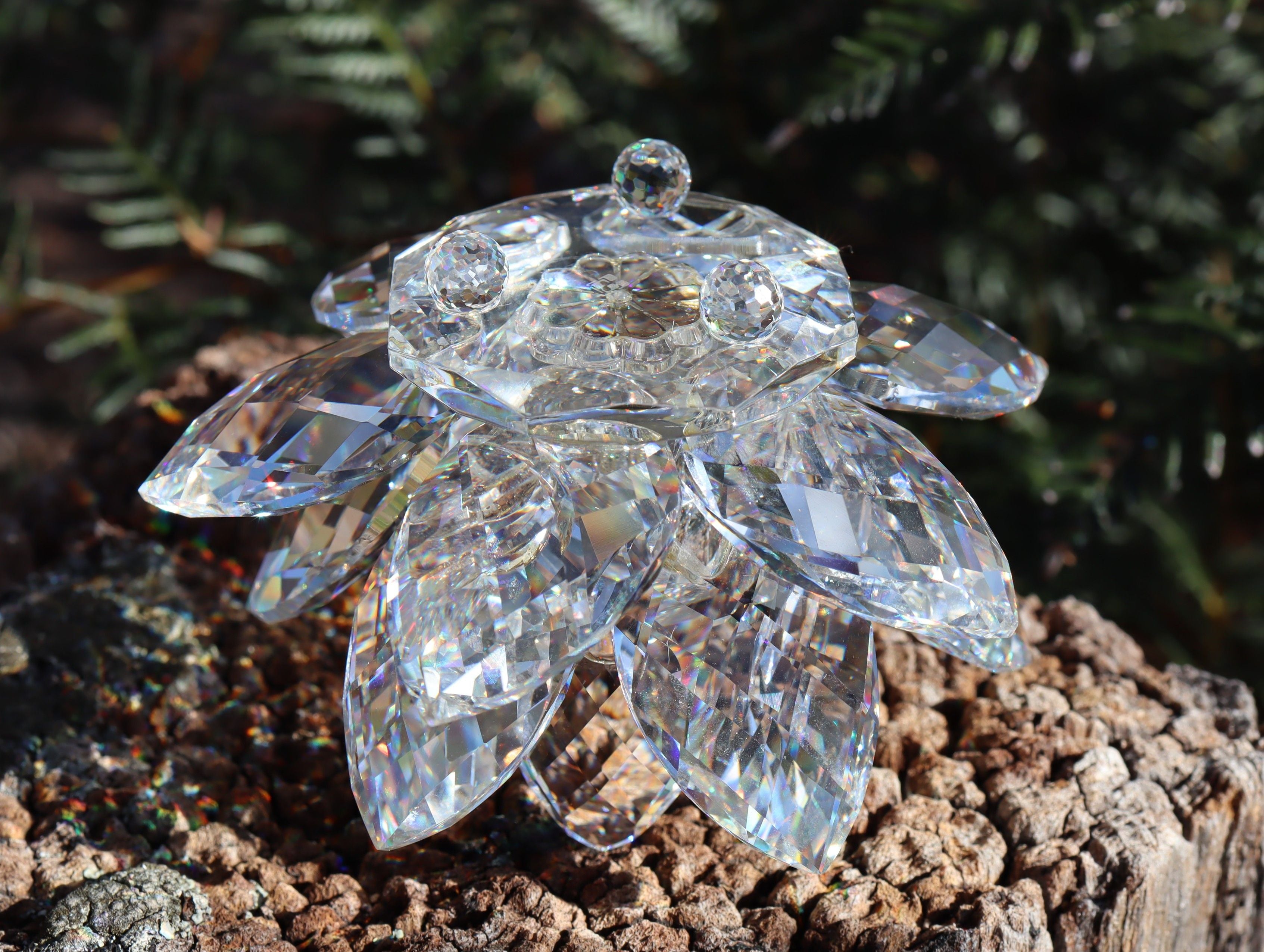 Swarovski Lotus Waterlily Candle Holder